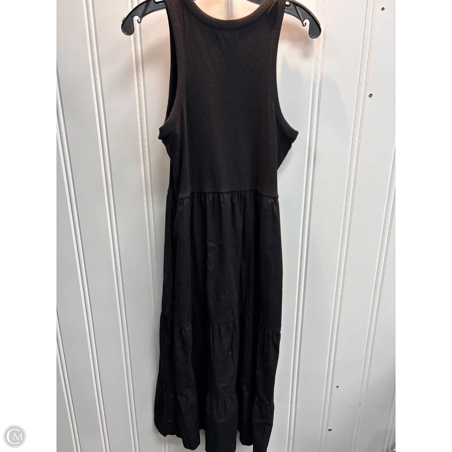 Dress Casual Maxi By Maurices In Black, Size: M