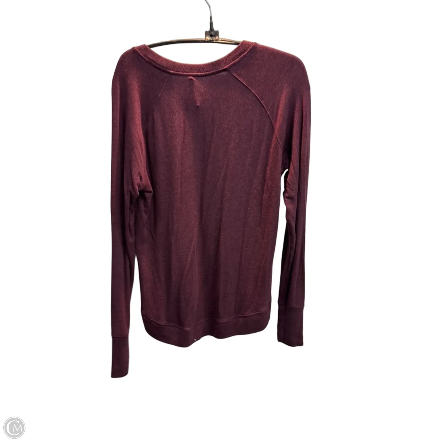 Sweatshirt Crewneck By Athleta In Maroon, Size: Xs