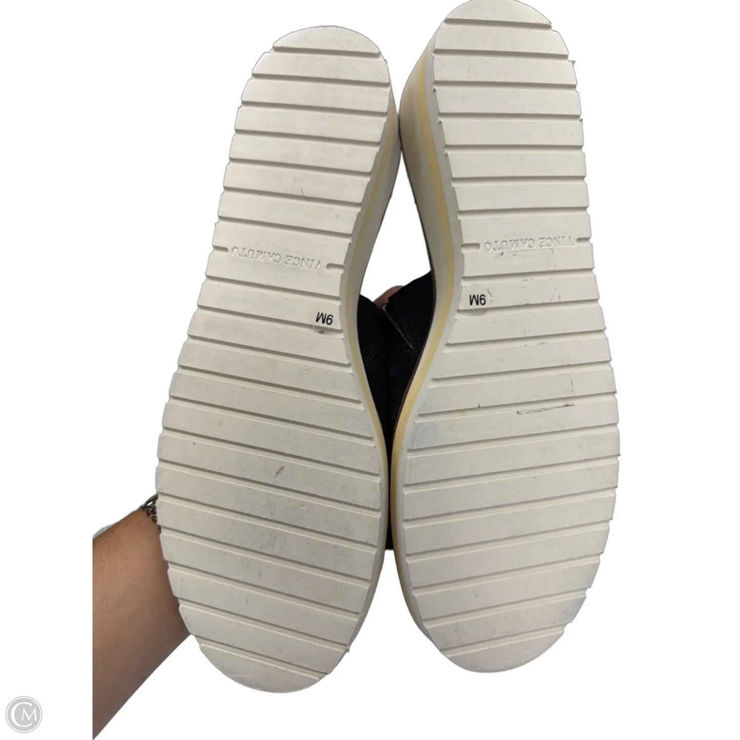 Sandals Heels Platform By Vince Camuto In Black, Size: 9