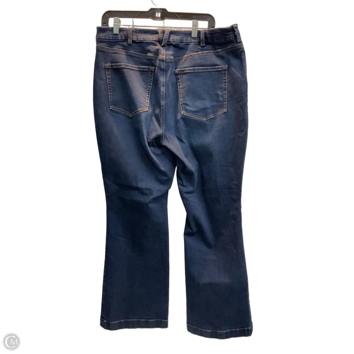 Jeans Boot Cut By Duluth Trading In Blue Denim, Size: 16