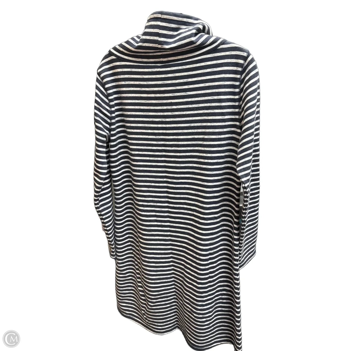 Dress Sweater By Talbots In Striped Pattern, Size: M