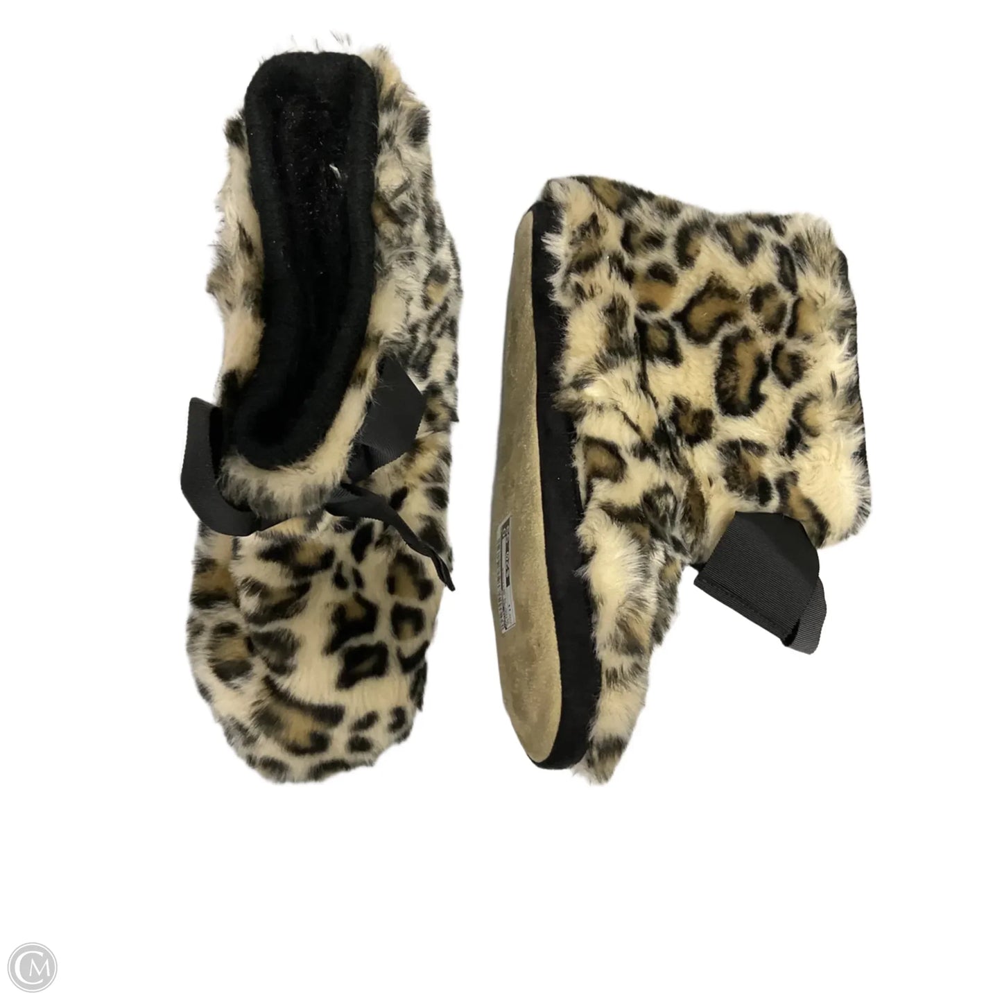 Slippers Designer By Kate Spade In Animal Print, Size: 11