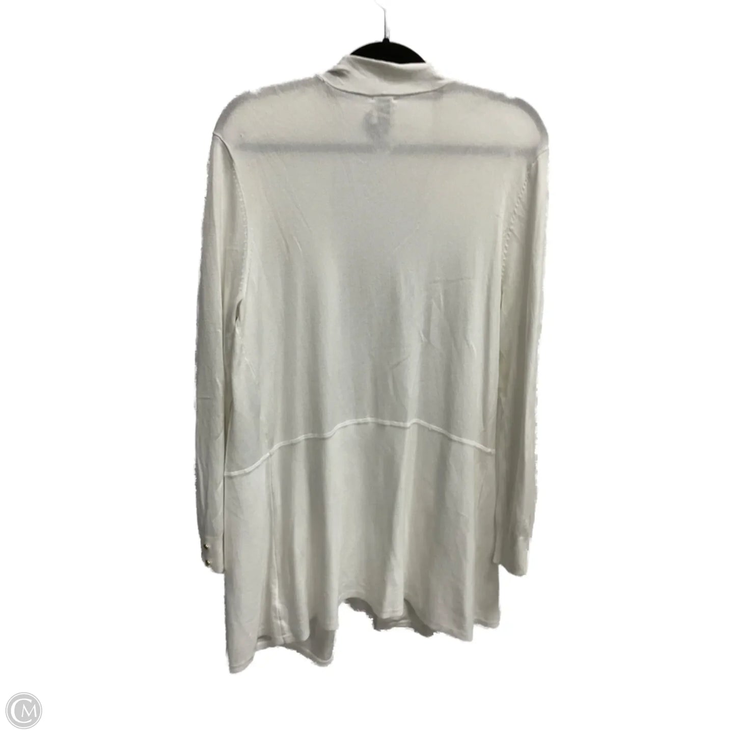 Cardigan By Anne Klein In White, Size: L