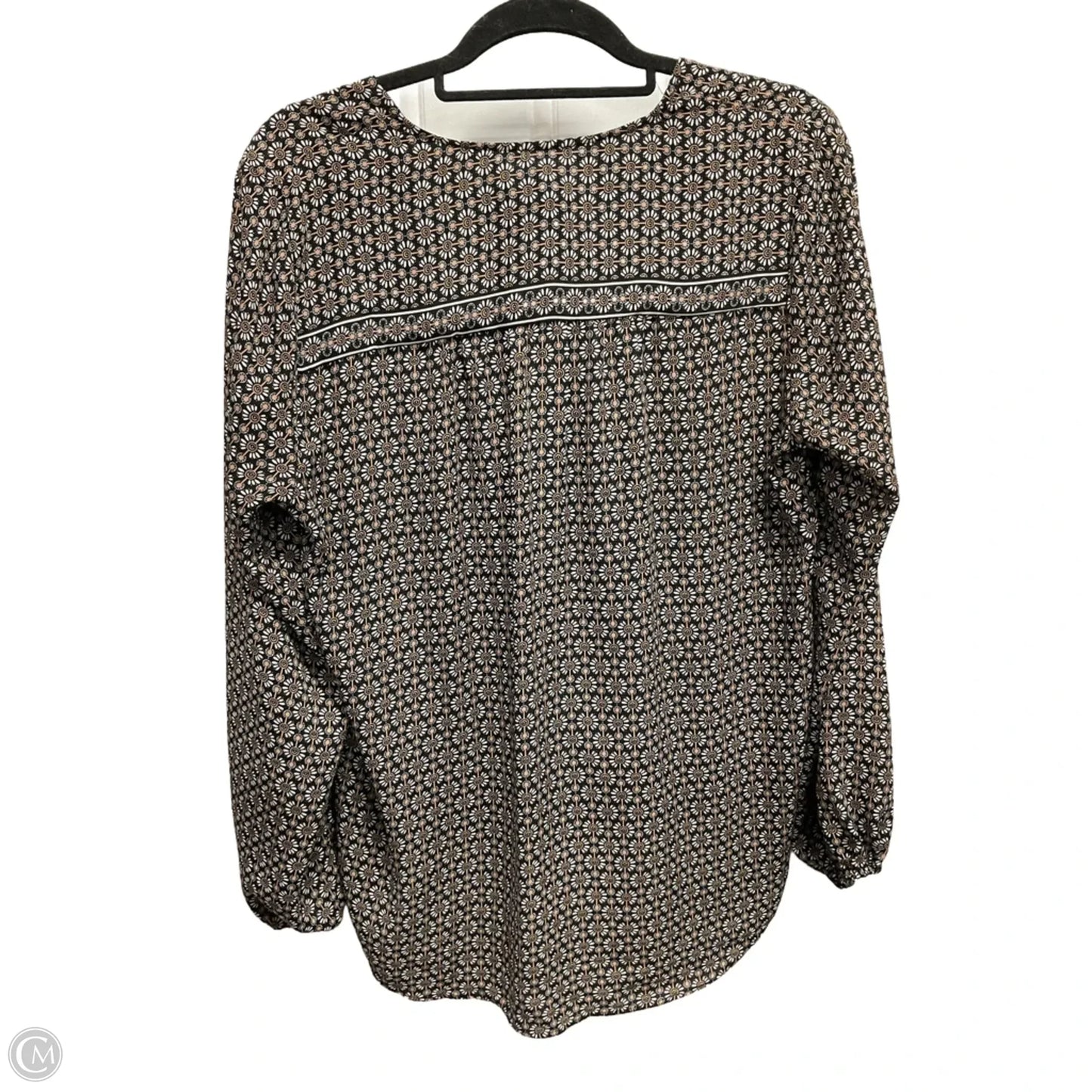 Blouse Long Sleeve By Max Studio In Multi-colored, Size: L