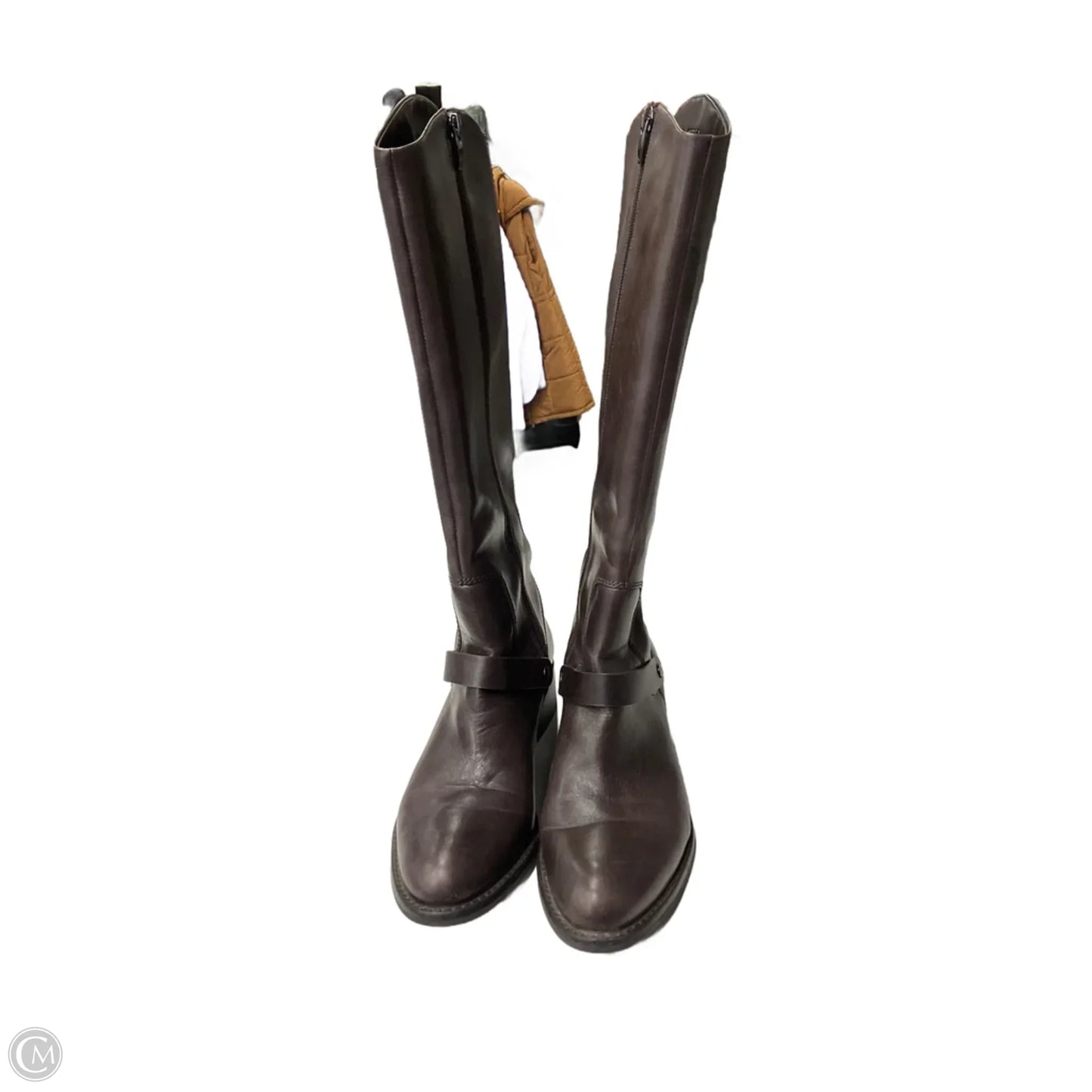 Boots Knee Heels By Via Spiga In Brown, Size: 8.5