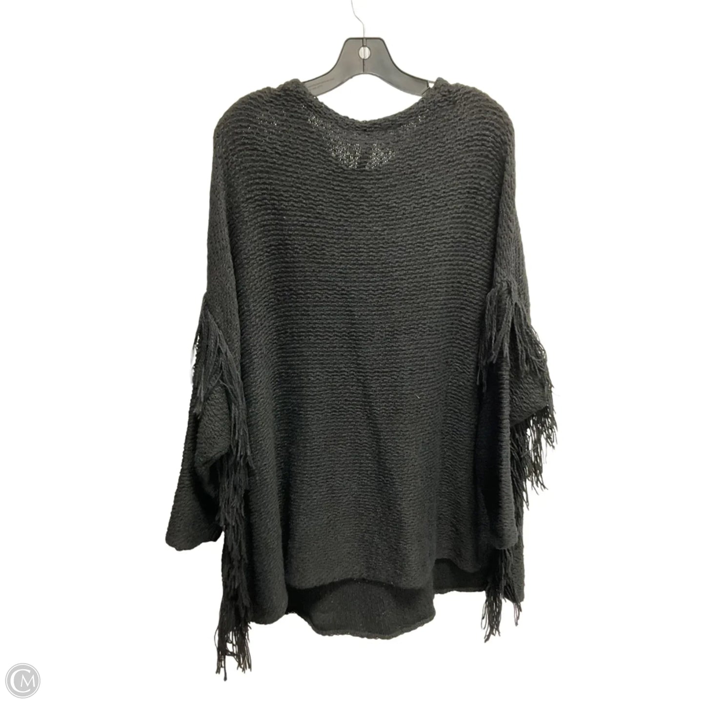 Poncho By Lauren By Ralph Lauren In Black, Size: Osfm