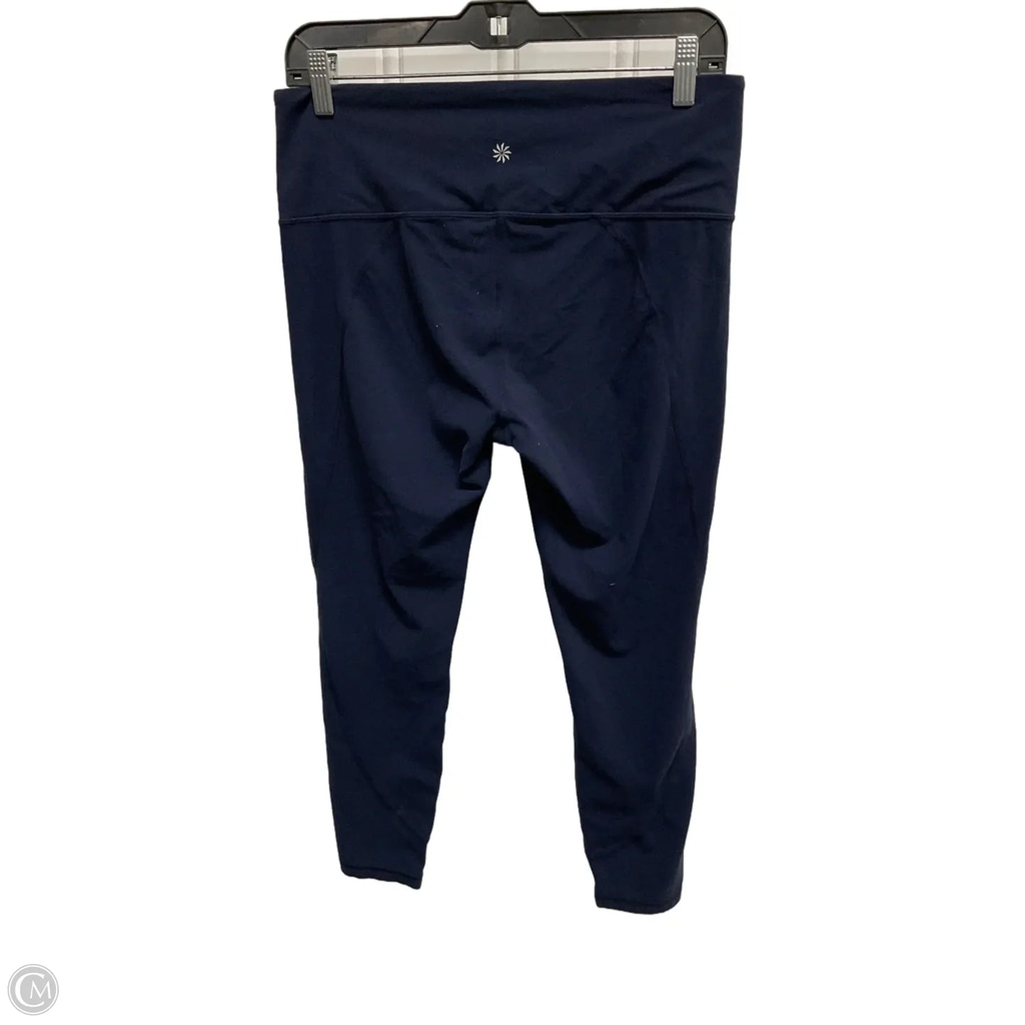 Athletic Leggings By Athleta In Navy, Size: L