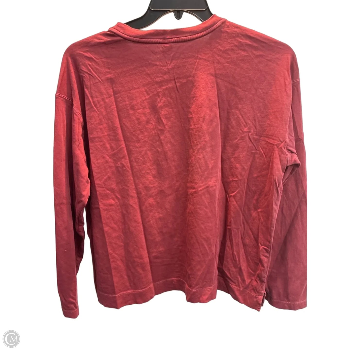Top Long Sleeve Basic By Old Navy In Red, Size: L