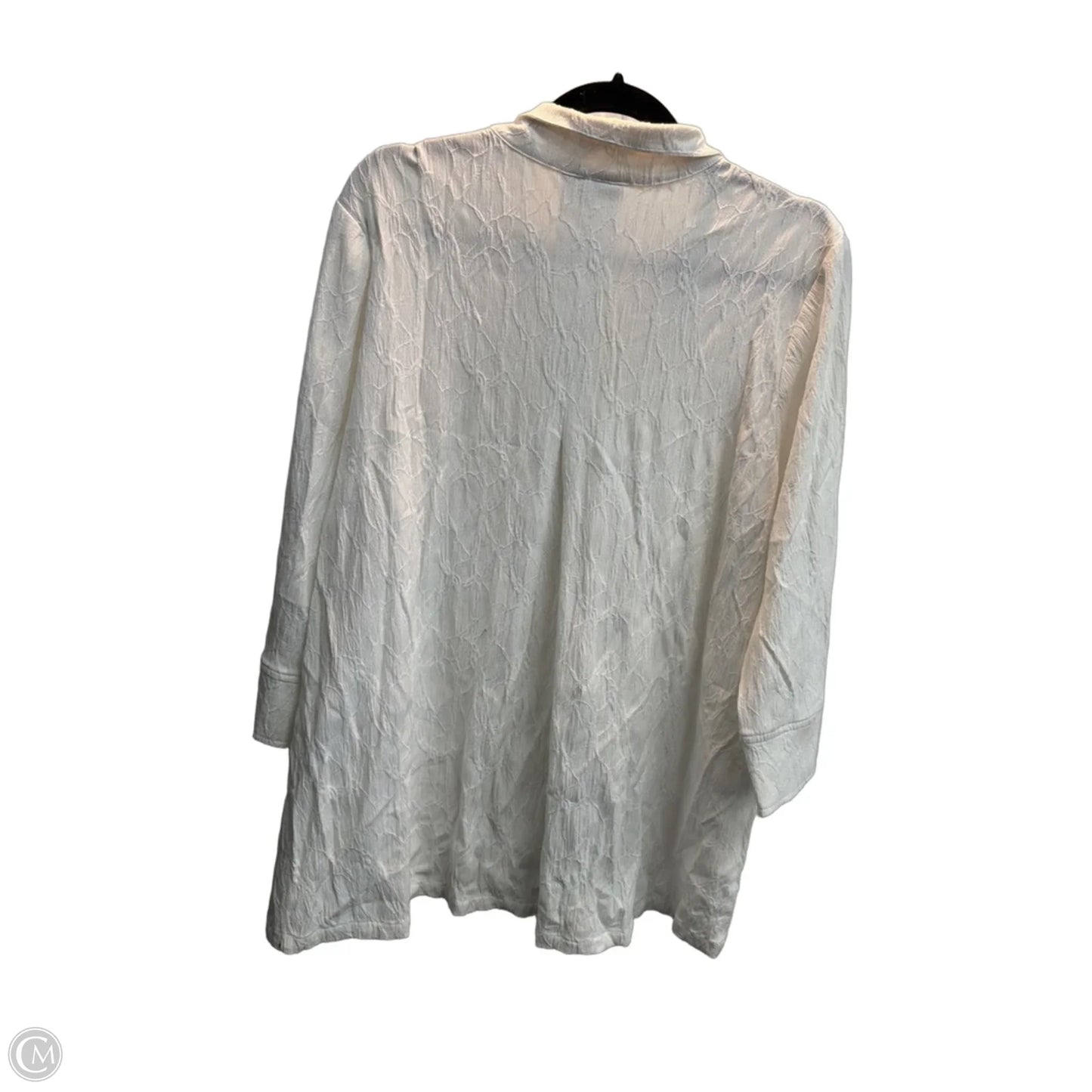 Top Long Sleeve By Habitat In White, Size: L