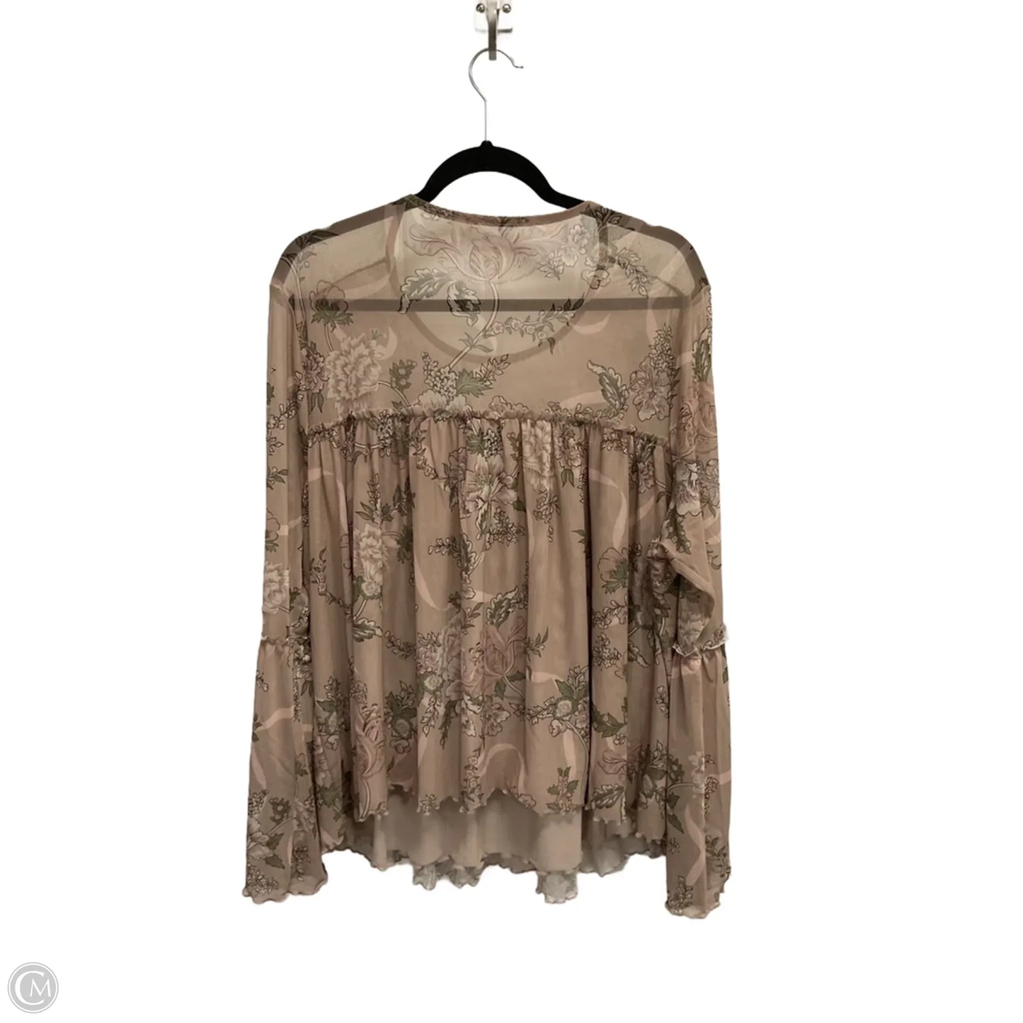 Top Long Sleeve By Torrid In Floral Print, Size: 2x
