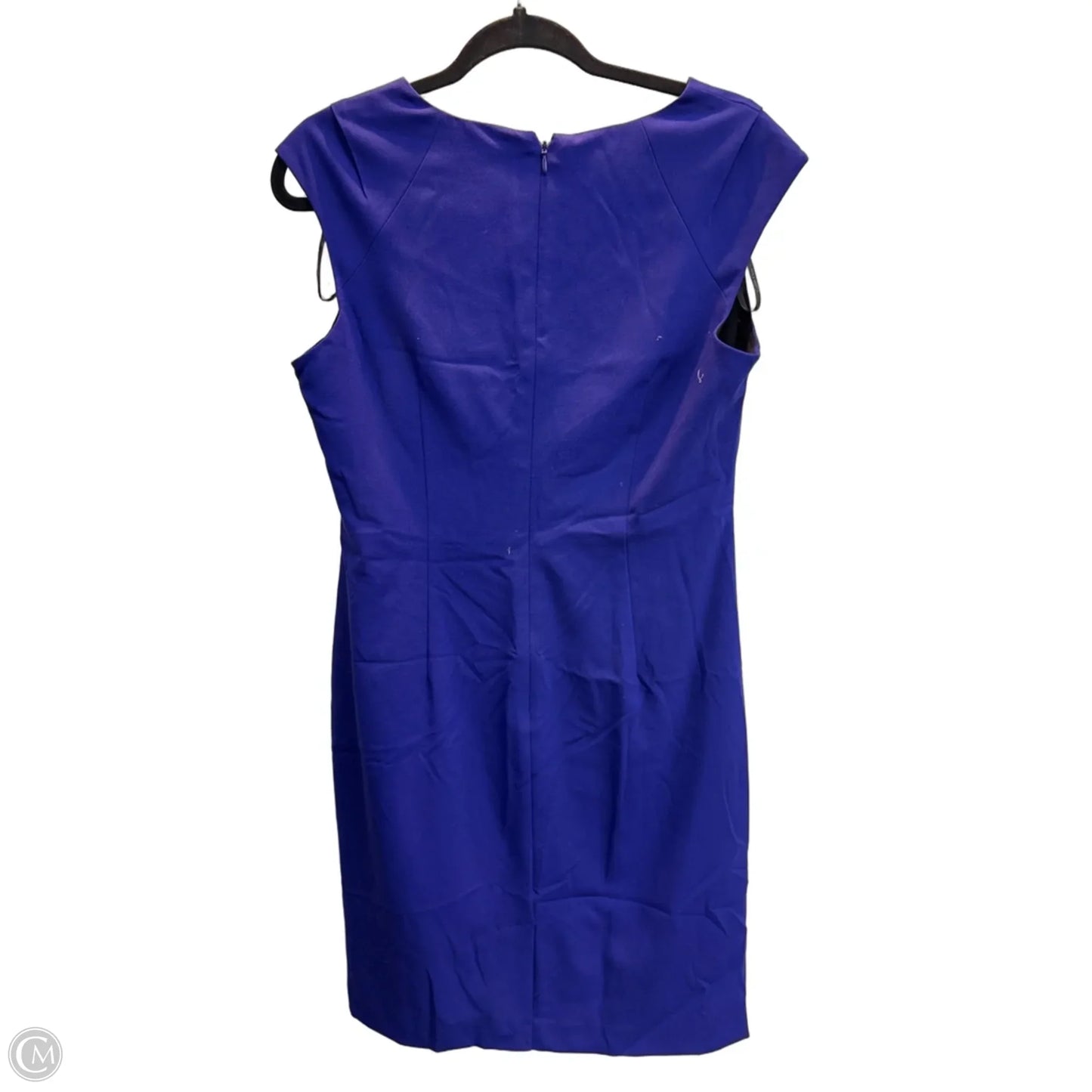 Dress Work By Calvin Klein In Blue, Size: Lp