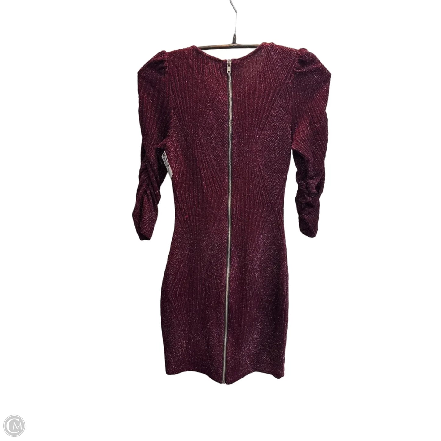 Dress Casual Short By Windsor In Maroon, Size: S