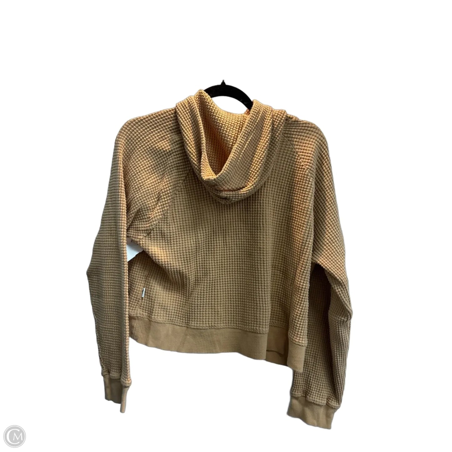 Athletic Top Long Sleeve Hoodie By The North Face In Tan, Size: Xs
