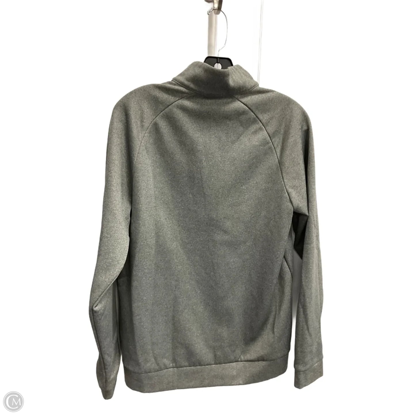 Athletic Jacket By Nike Apparel In Grey, Size: S