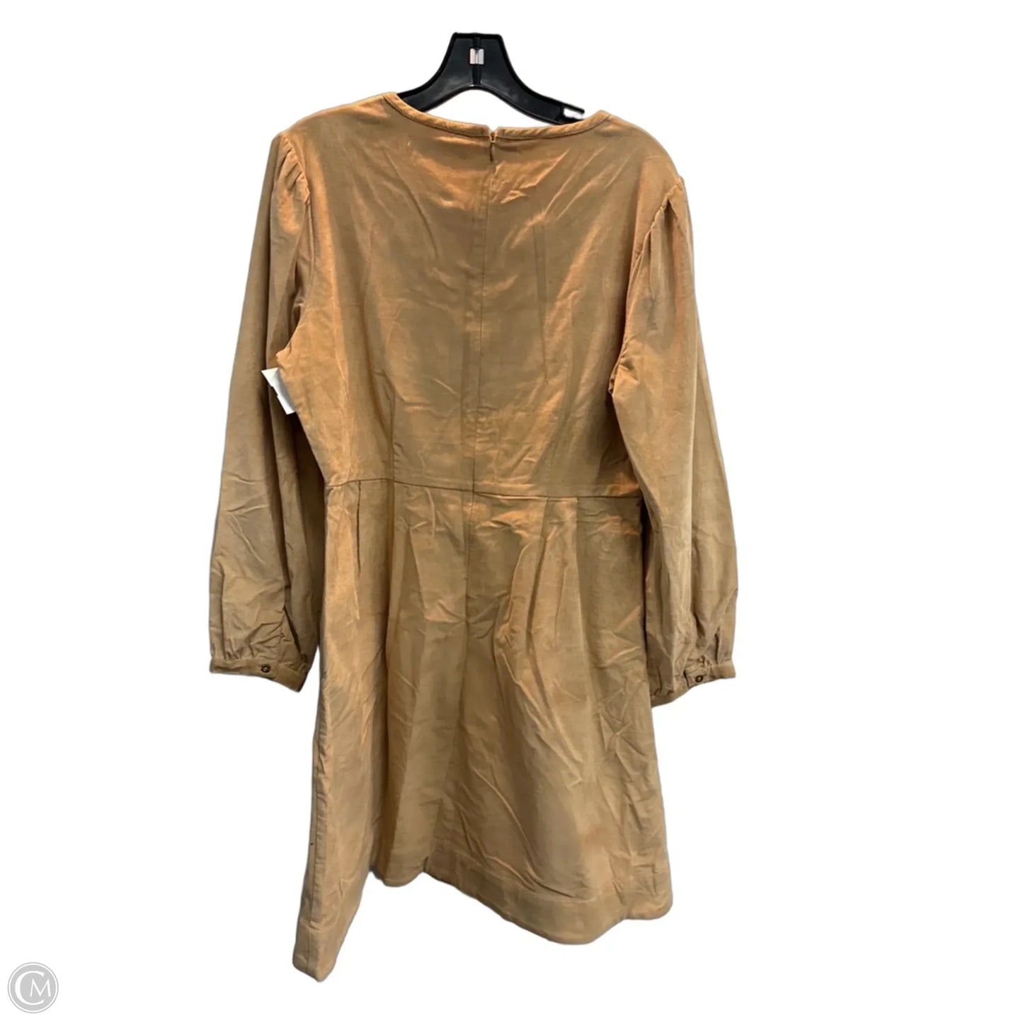 Dress Casual Midi By Downeast In Tan, Size: L