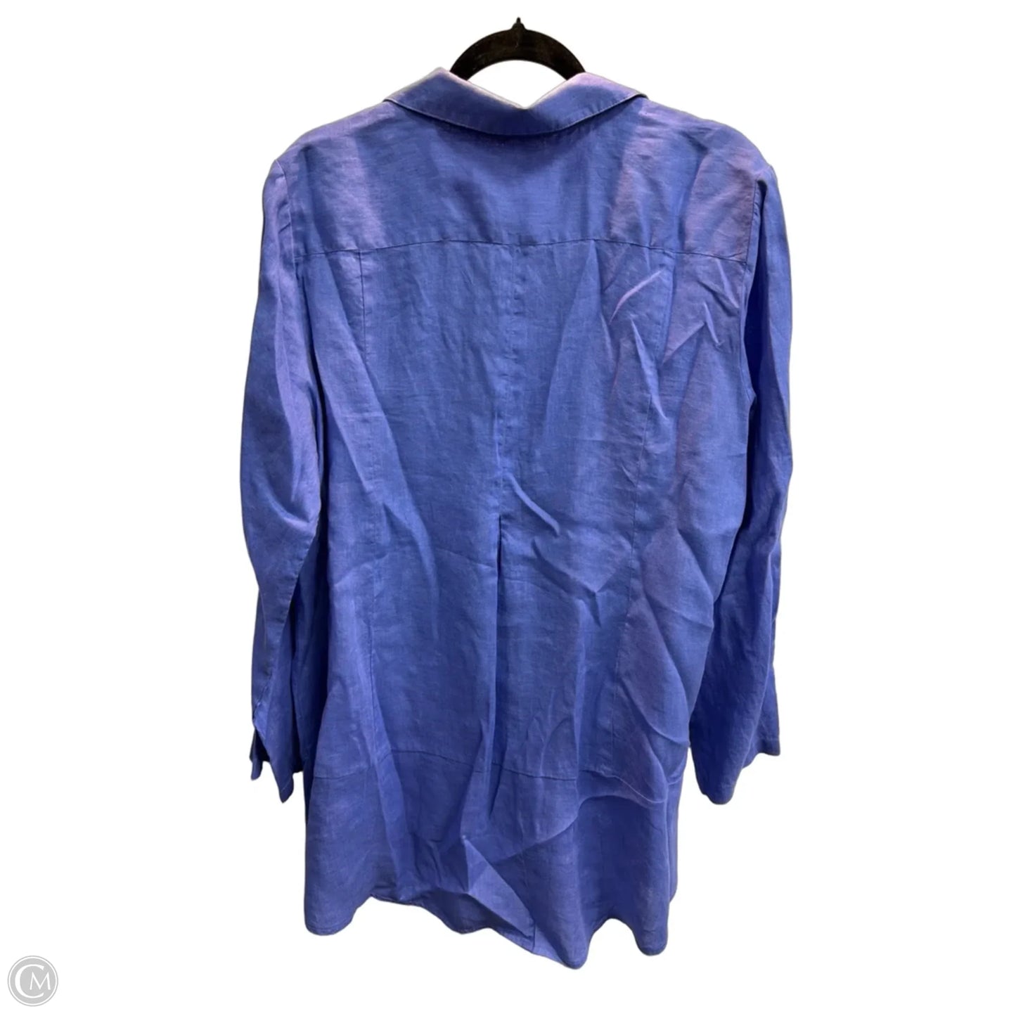 Tunic Long Sleeve By Soft Surroundings In Blue, Size: Xl