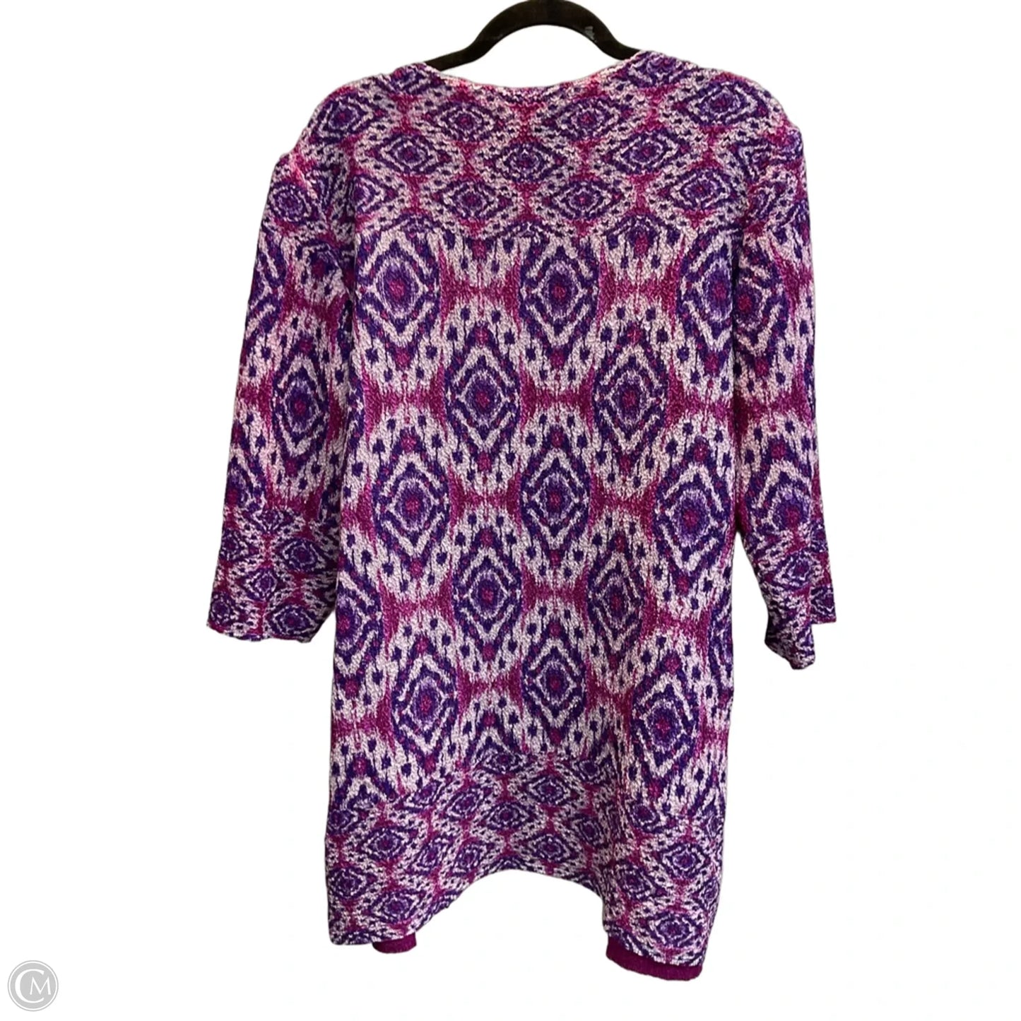 Kimono By Chicos In Purple, Size: L