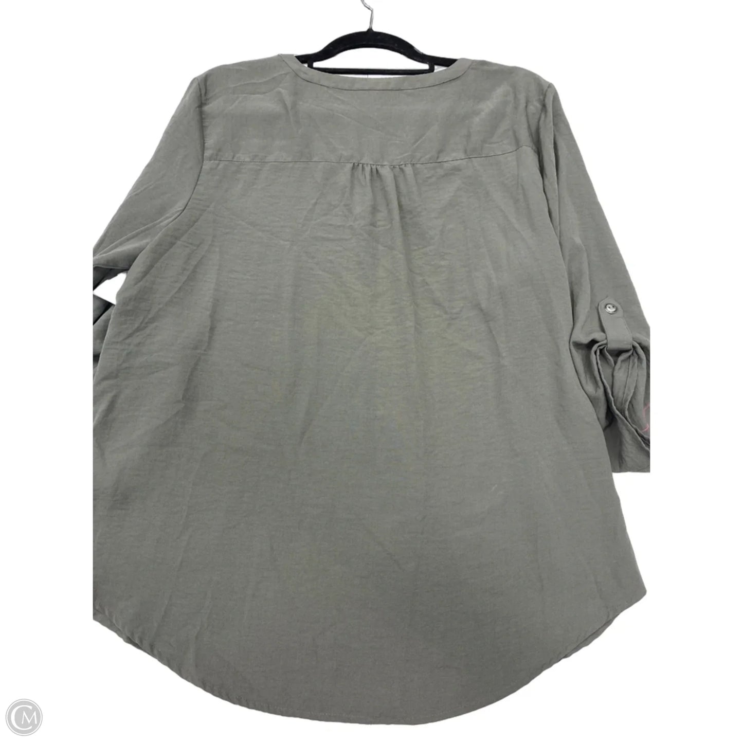 Top Long Sleeve By Maurices In Green, Size: Xl