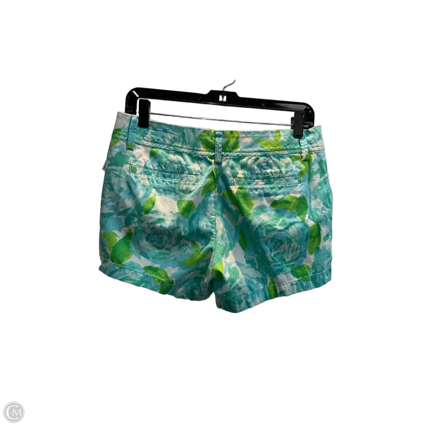 Shorts Designer By Lilly Pulitzer In Blue & Green, Size: 4