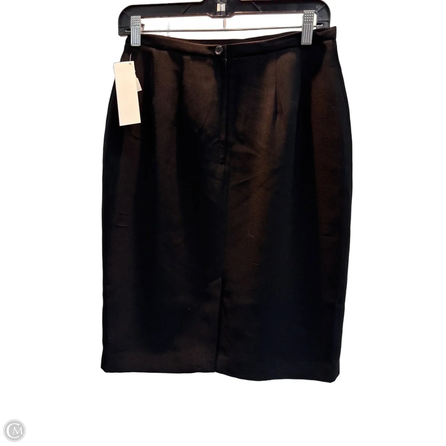 Skirt Midi By Villager By Liz Claiborne In Black, Size: 10p
