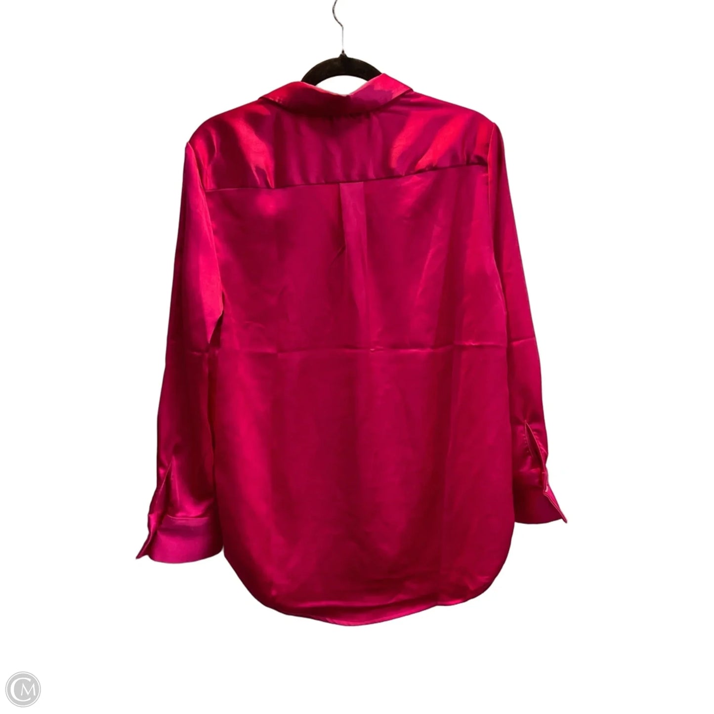 Blouse Long Sleeve By Rachel Zoe In Pink, Size: M