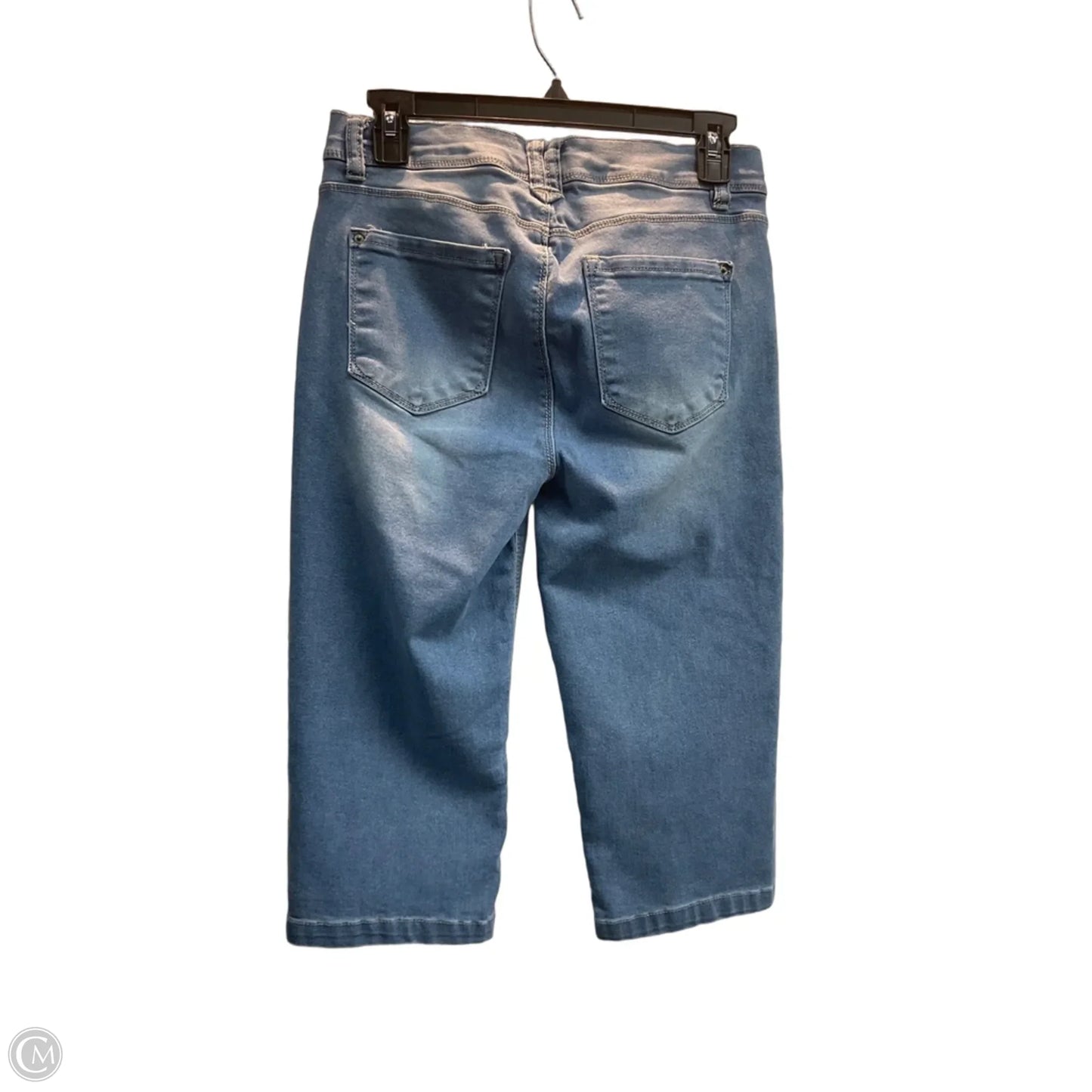 Capris By Curve Appeal In Blue, Size: 8