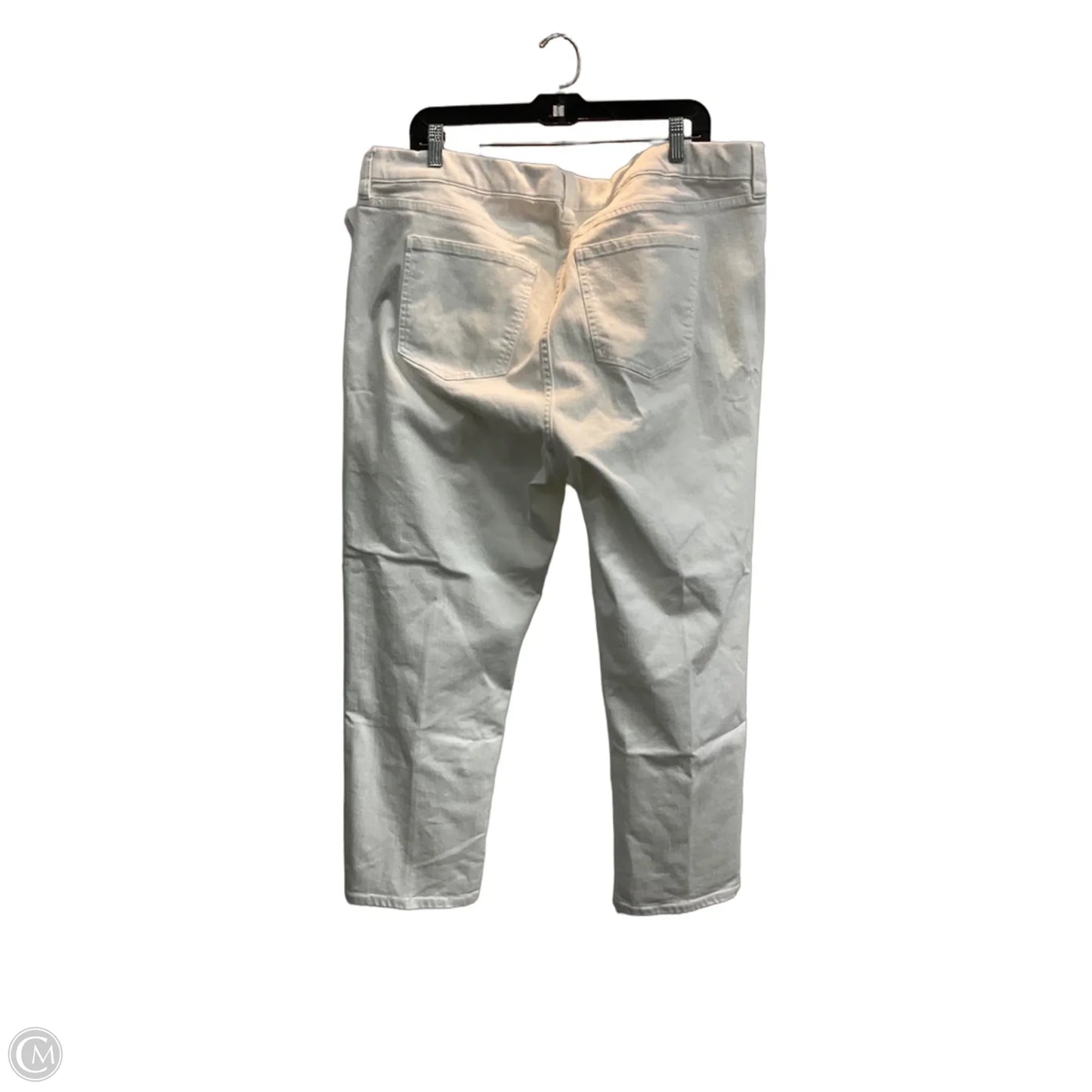 Jeans Straight By Liverpool In White, Size: 20