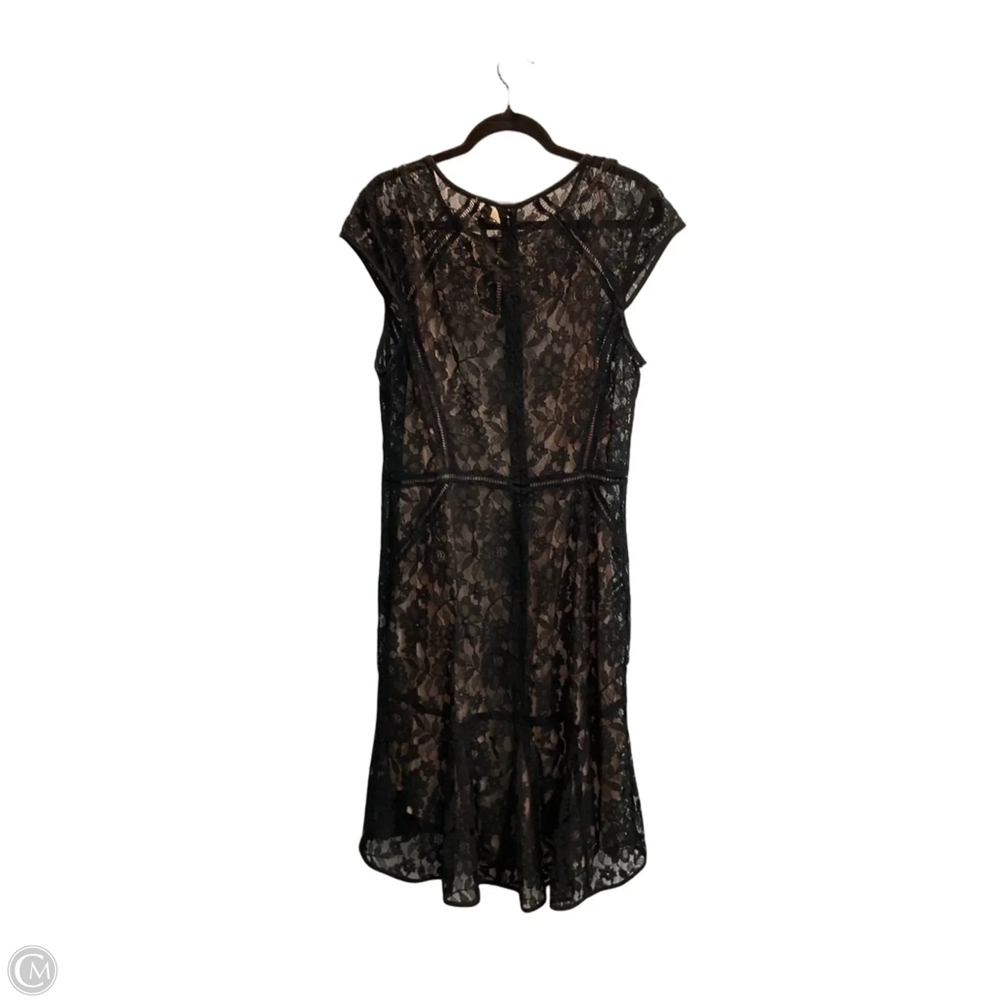 Dress Party Midi By Robert Rodriguez In Black & Pink, Size: Xl