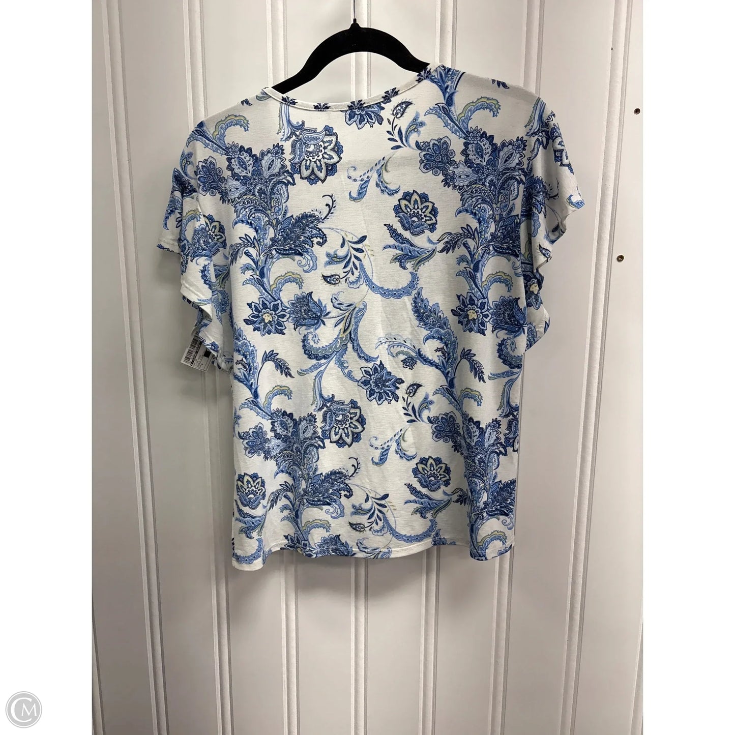 Top Short Sleeve By Clothes Mentor In Floral Print, Size: S
