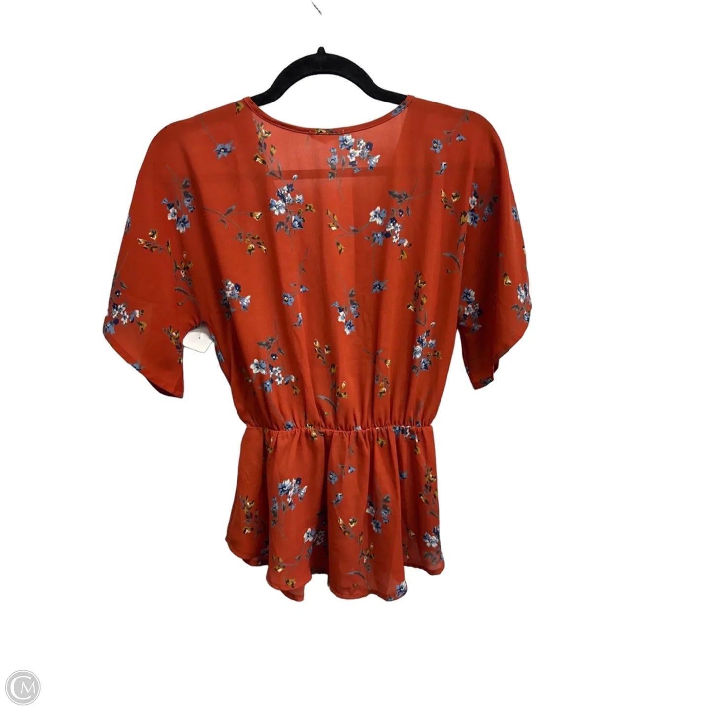 Top Short Sleeve By Sienna Sky In Floral Print, Size: S