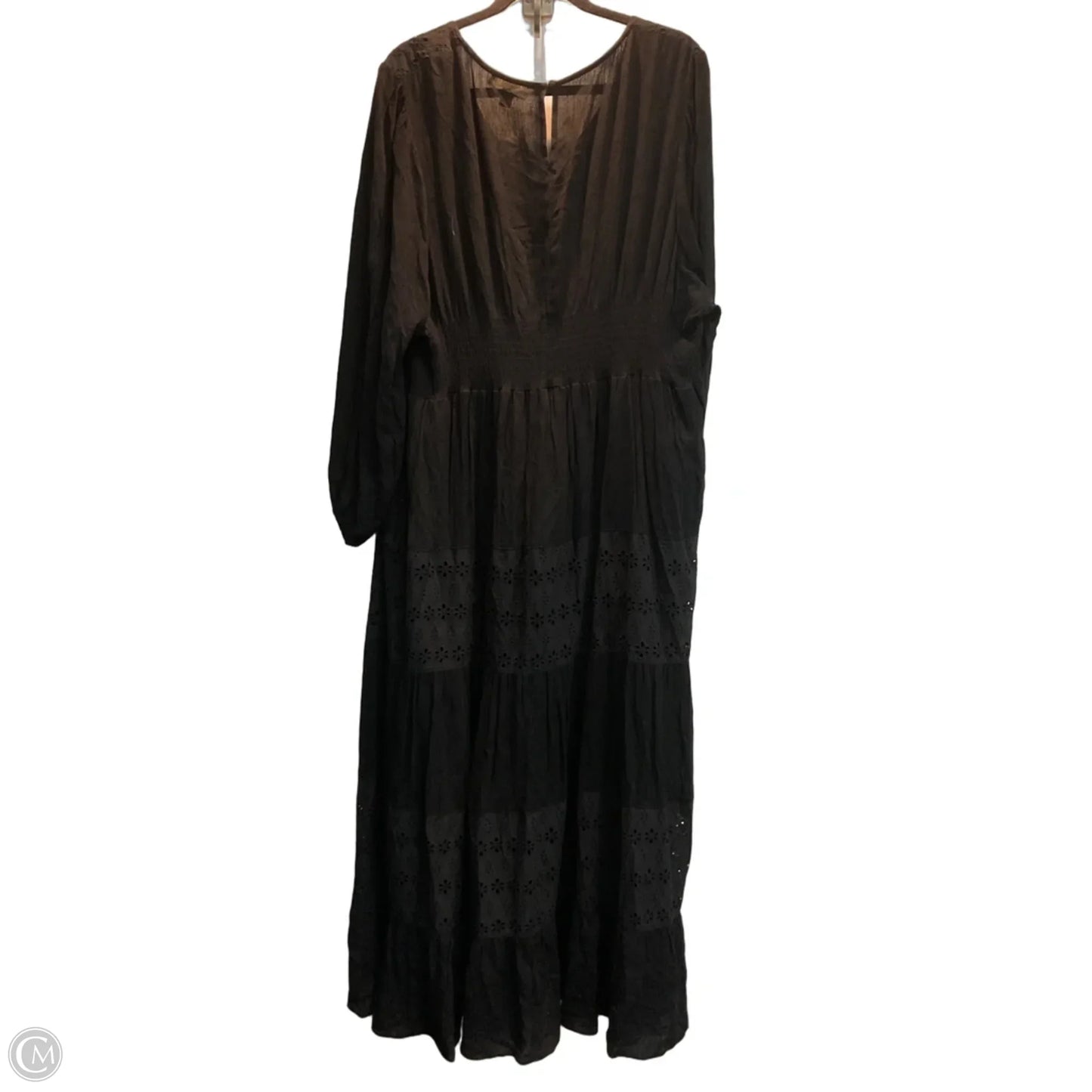 Dress Casual Maxi By Clothes Mentor In Black, Size: 3x