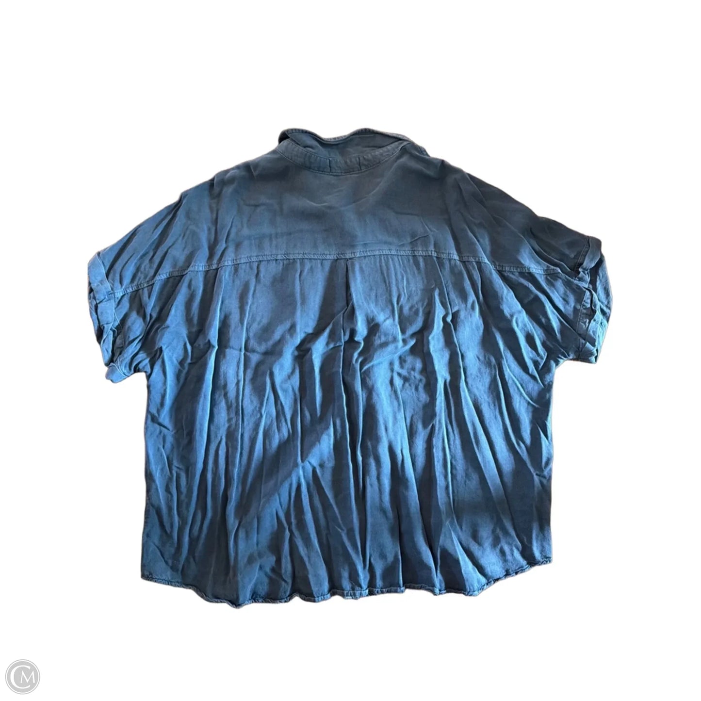 Top Short Sleeve By Maurices In Blue, Size: 2x