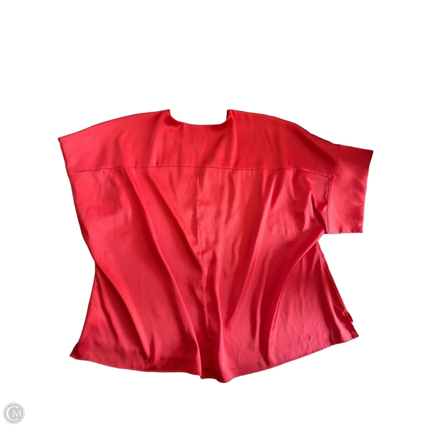 Top Short Sleeve By Worthington In Orange, Size: 1x