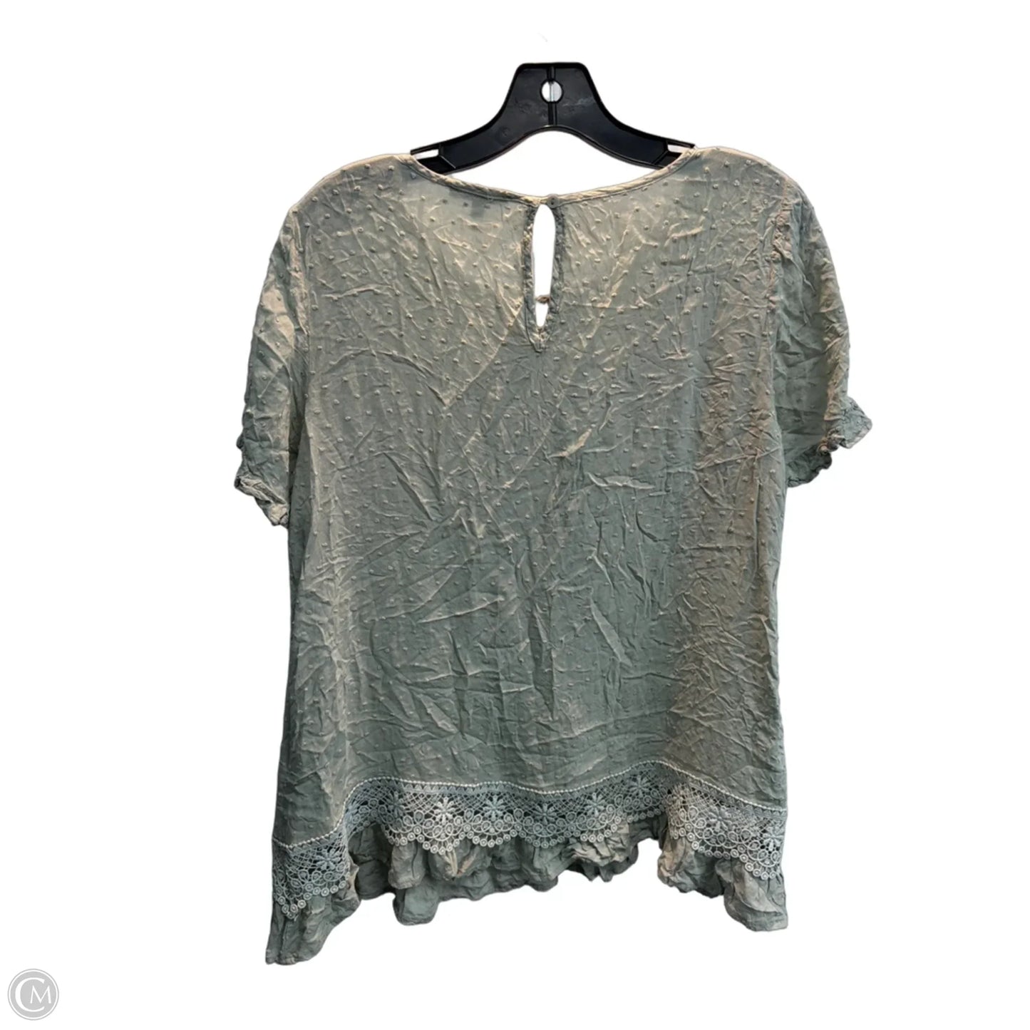Top Short Sleeve By Jodifl In Green, Size: S