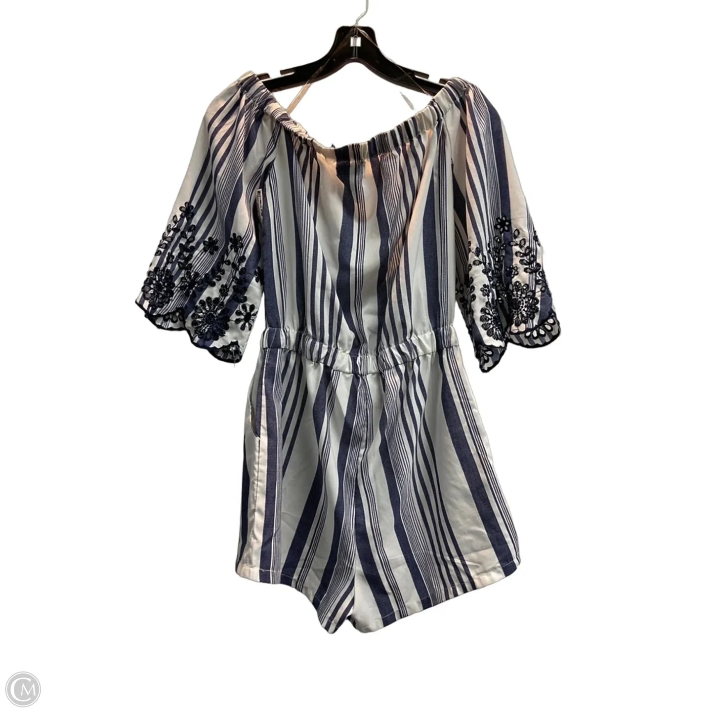 Romper By Clothes Mentor In Striped Pattern, Size: S