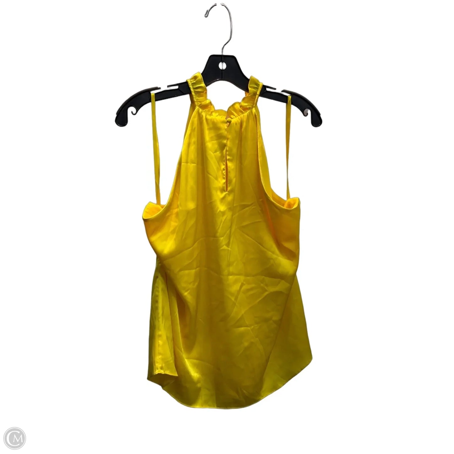 Blouse Sleeveless By White House Black Market In Yellow, Size: L