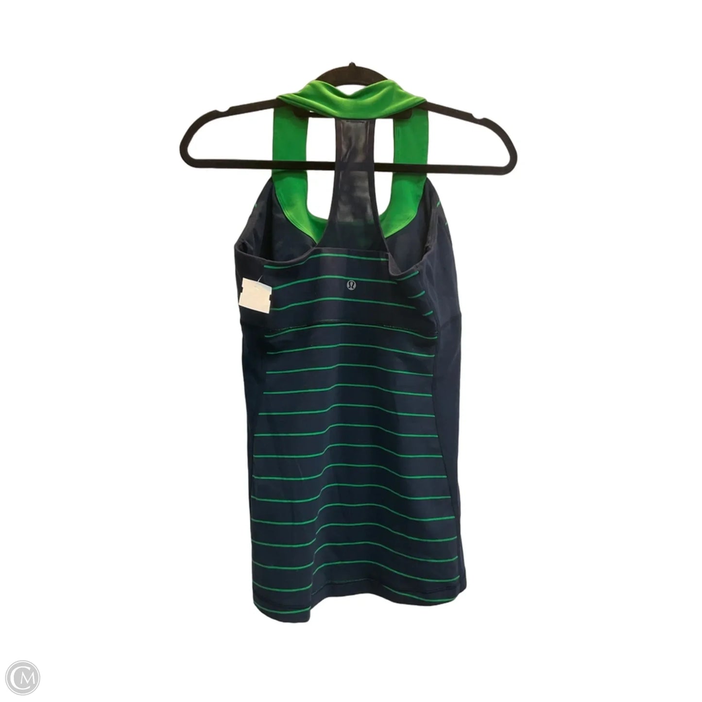 Athletic Tank Top By Lululemon In Blue & Green, Size: L