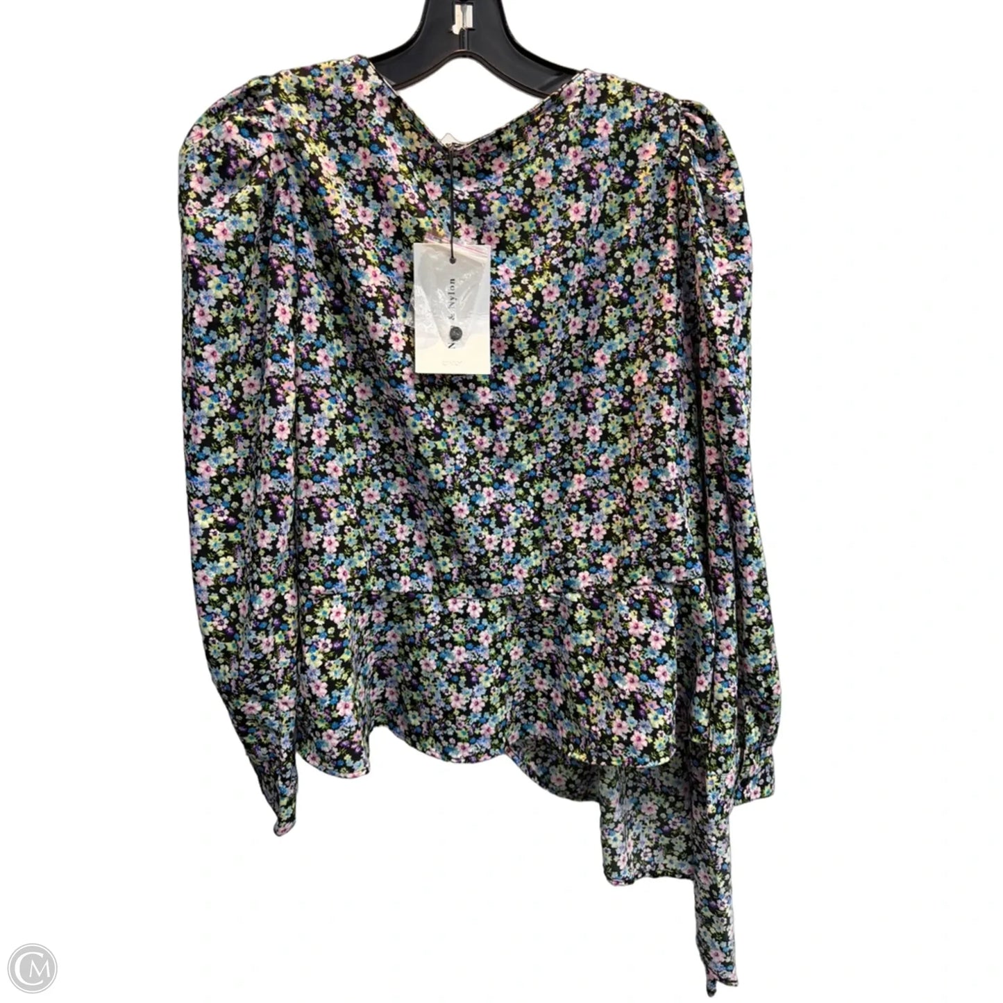Top Long Sleeve By Clothes Mentor In Floral Print, Size: L