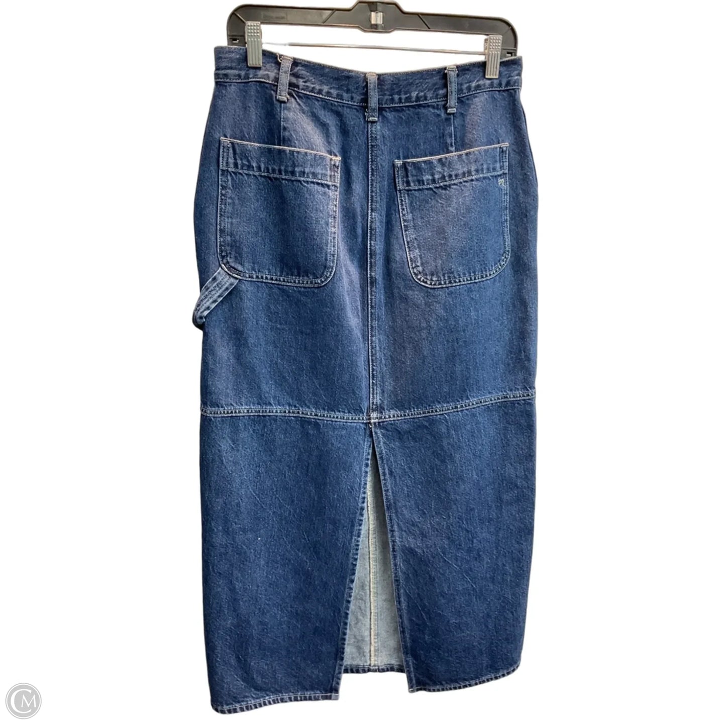 Skirt Maxi By Madewell In Blue Denim, Size: 4