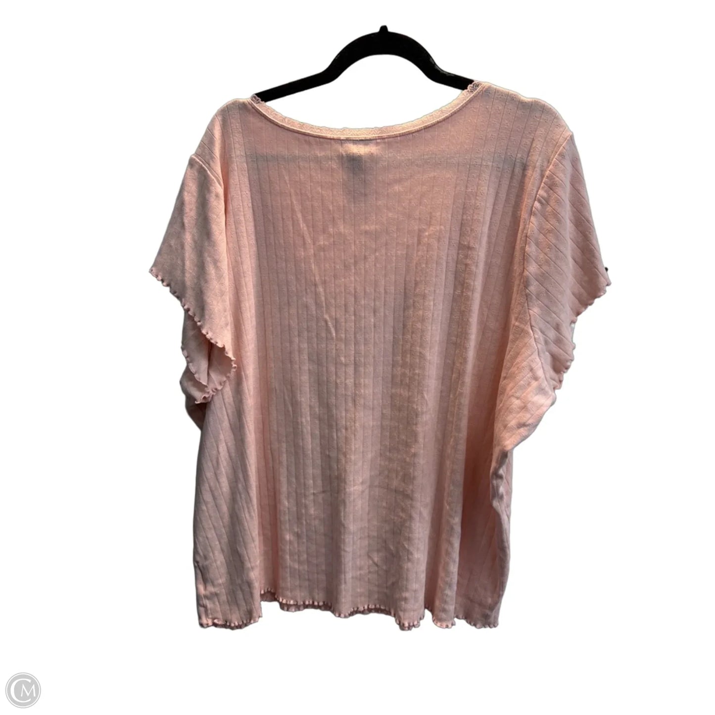 Top Short Sleeve Basic By Torrid In Pink, Size: 5