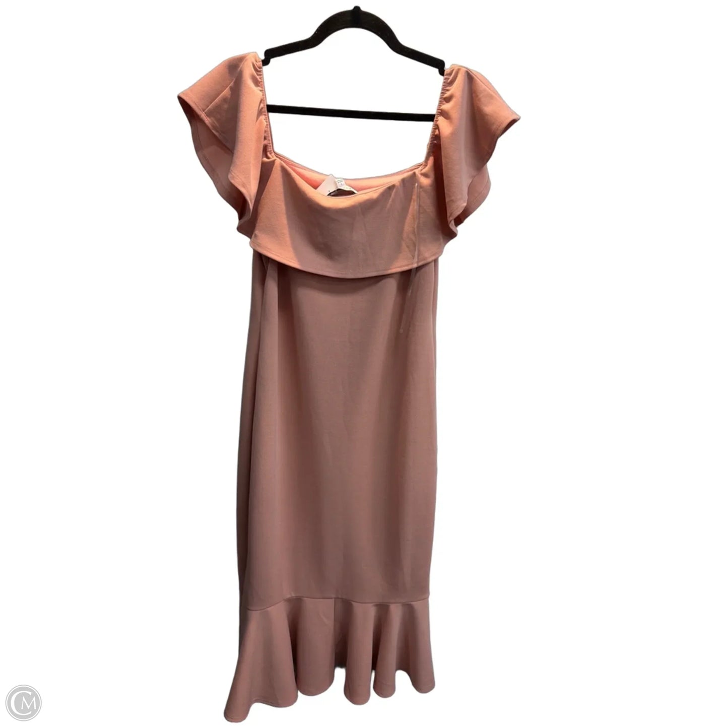 Dress Party Midi By Gilli In Pink, Size: L