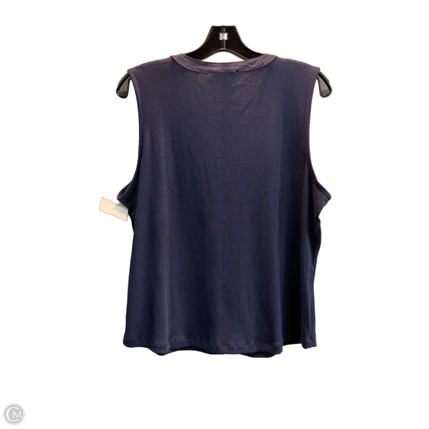 Top Sleeveless By Cynthia Rowley In Navy, Size: Xl