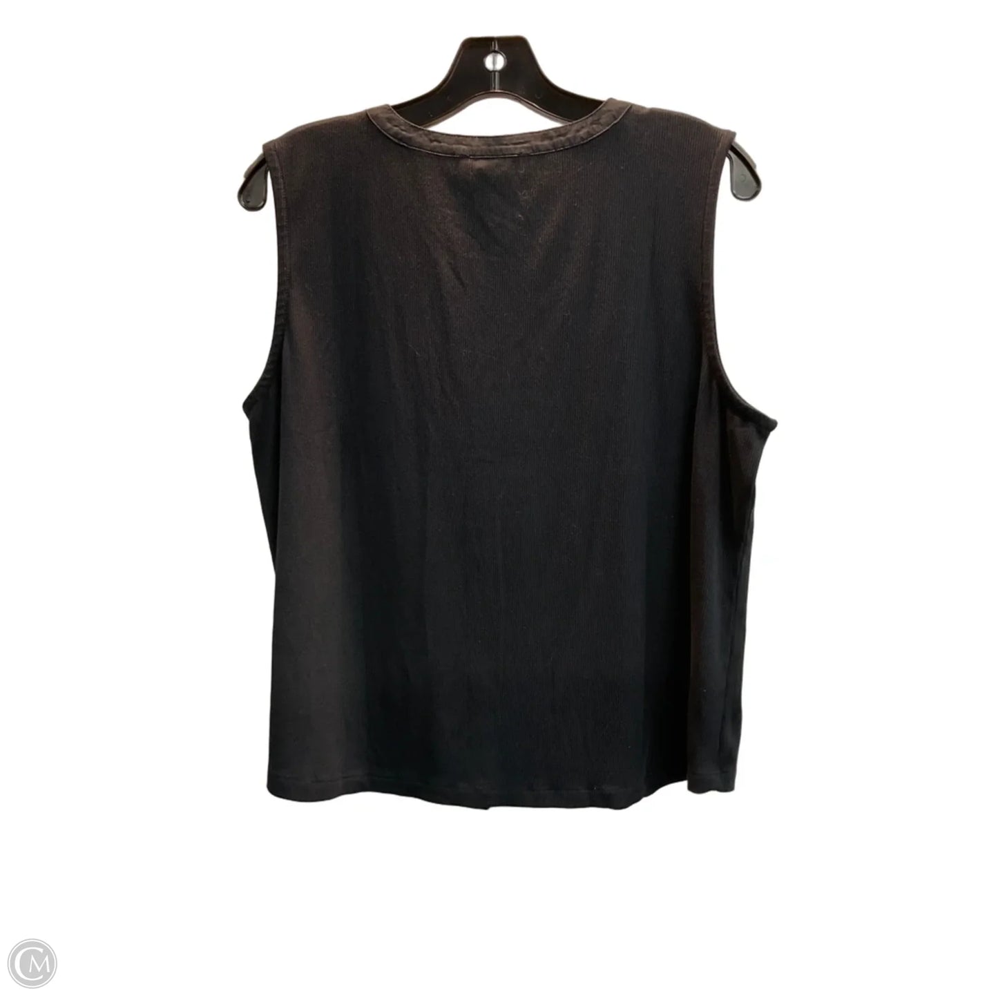 Top Sleeveless By Cynthia Rowley In Black, Size: Xl