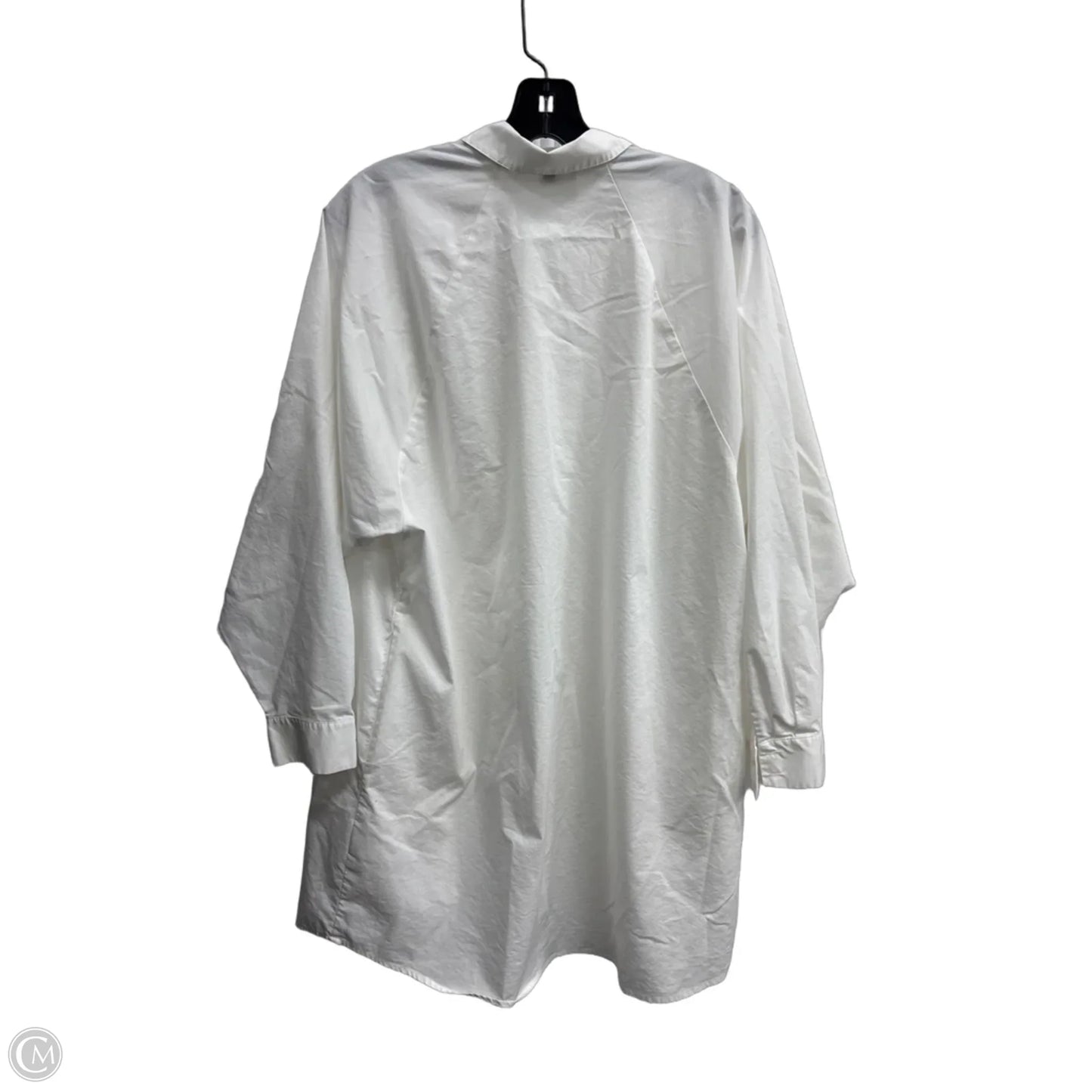 Dress Casual Midi By Express In White, Size: L