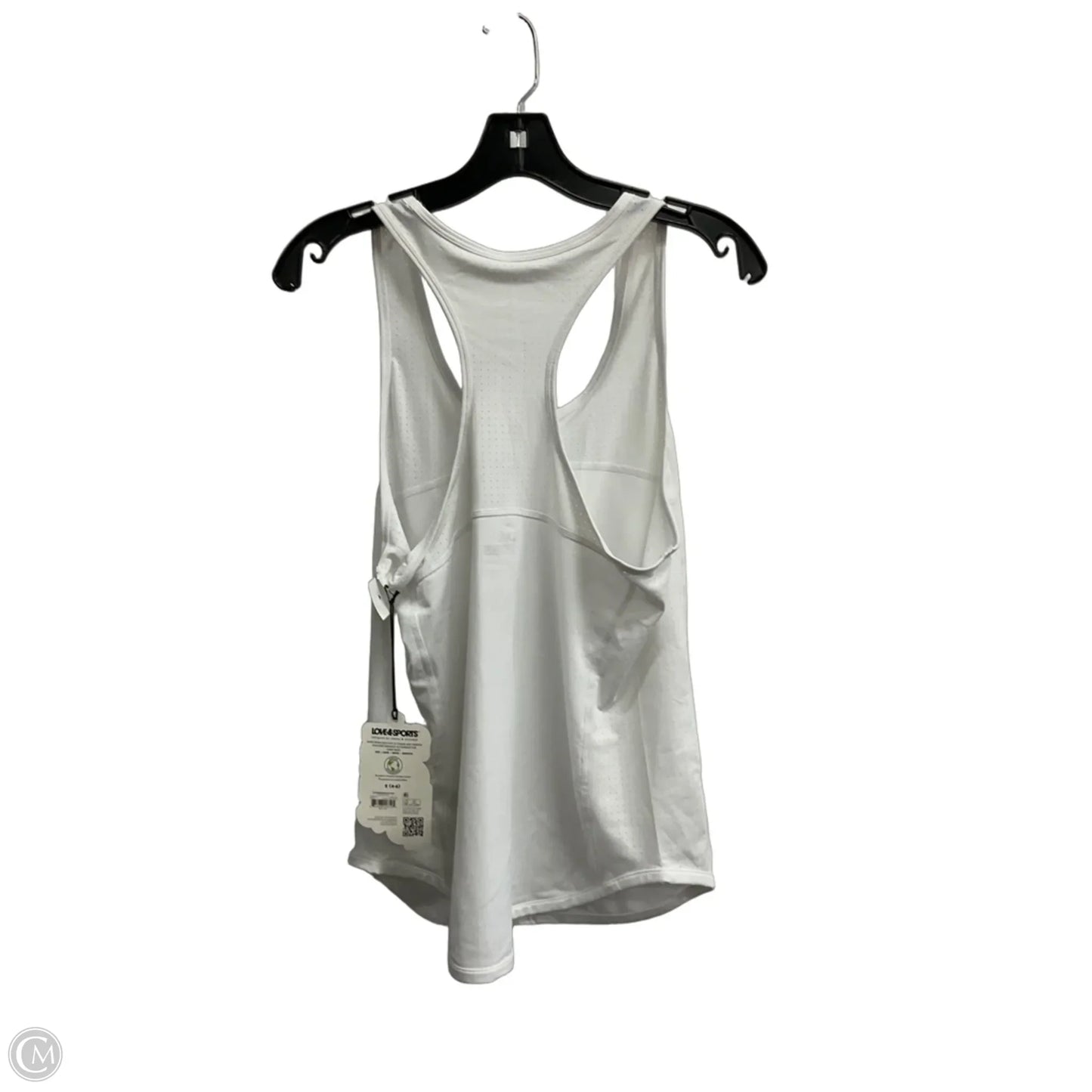 Athletic Tank Top By Love & Sports In White, Size: S