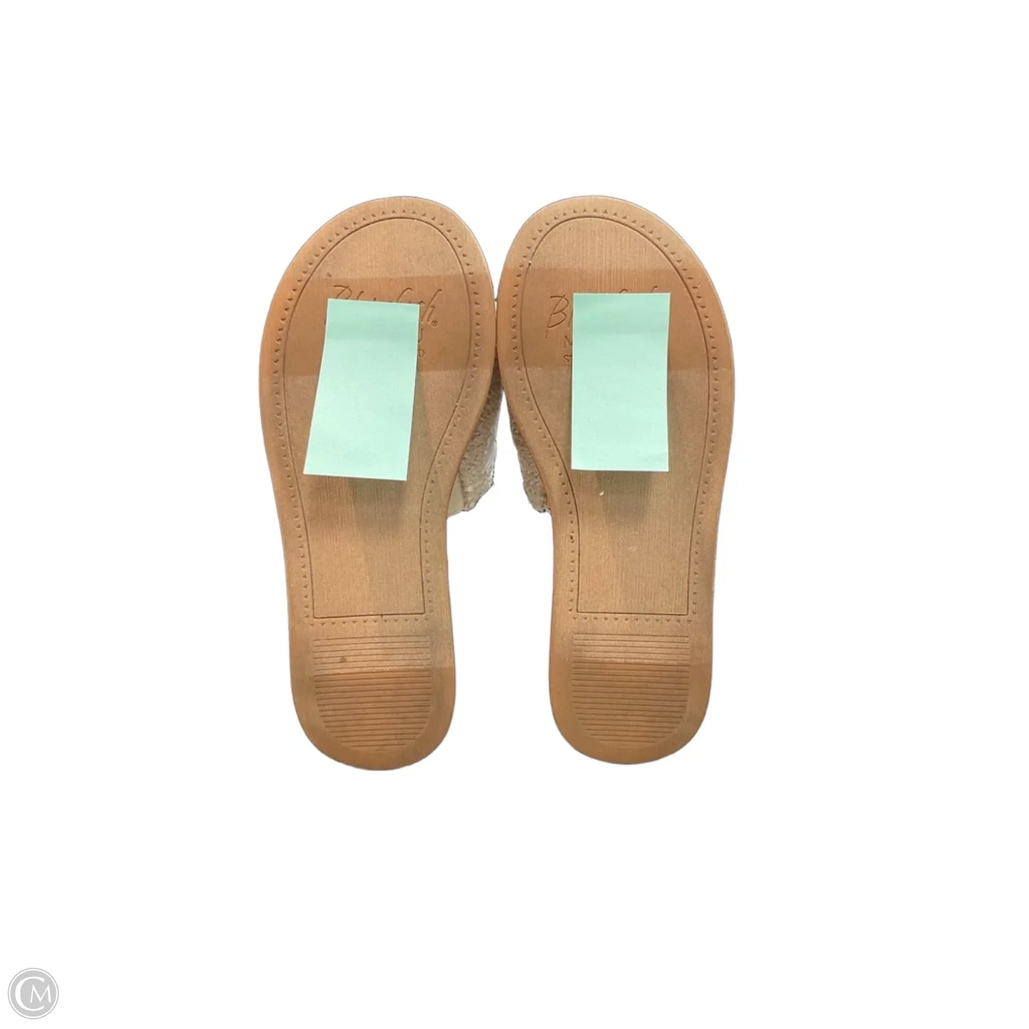 Sandals Heels Wedge By Blowfish In Tan, Size: 6
