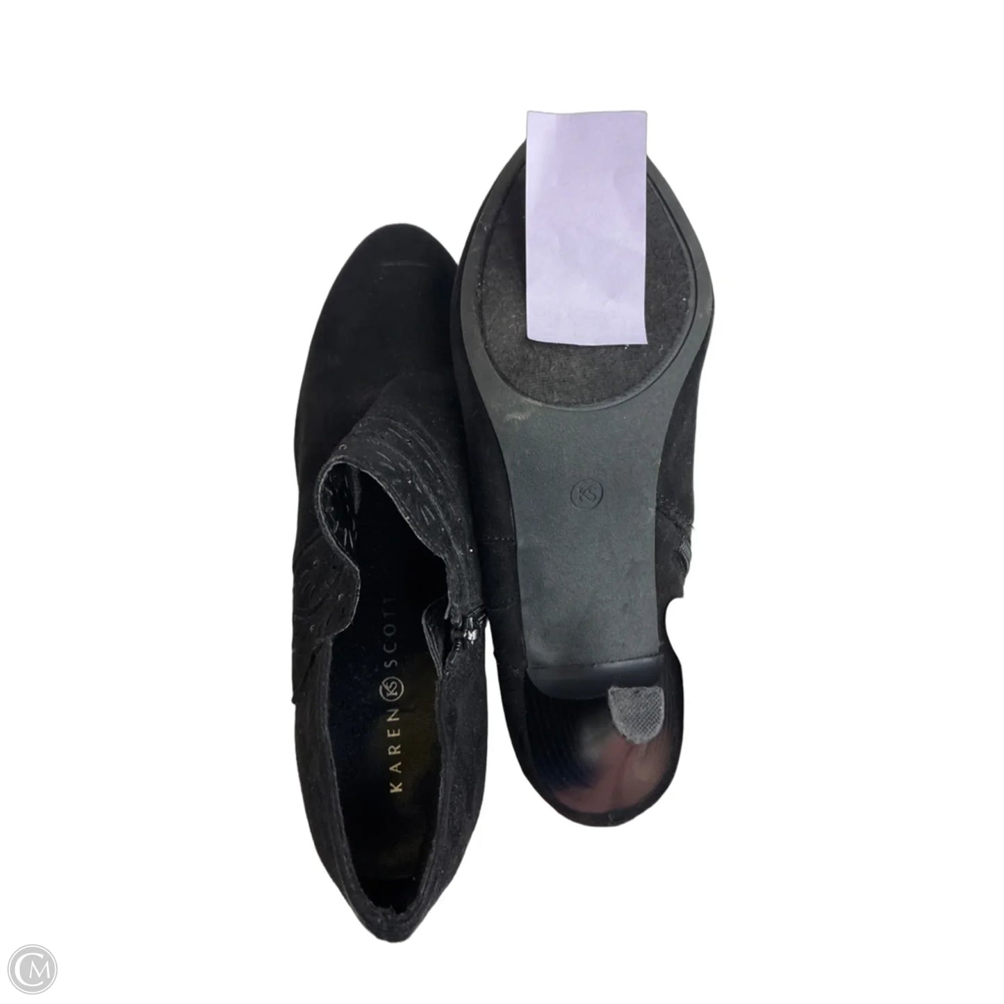 Shoes Heels Kitten By Karen Scott In Black, Size: 8.5