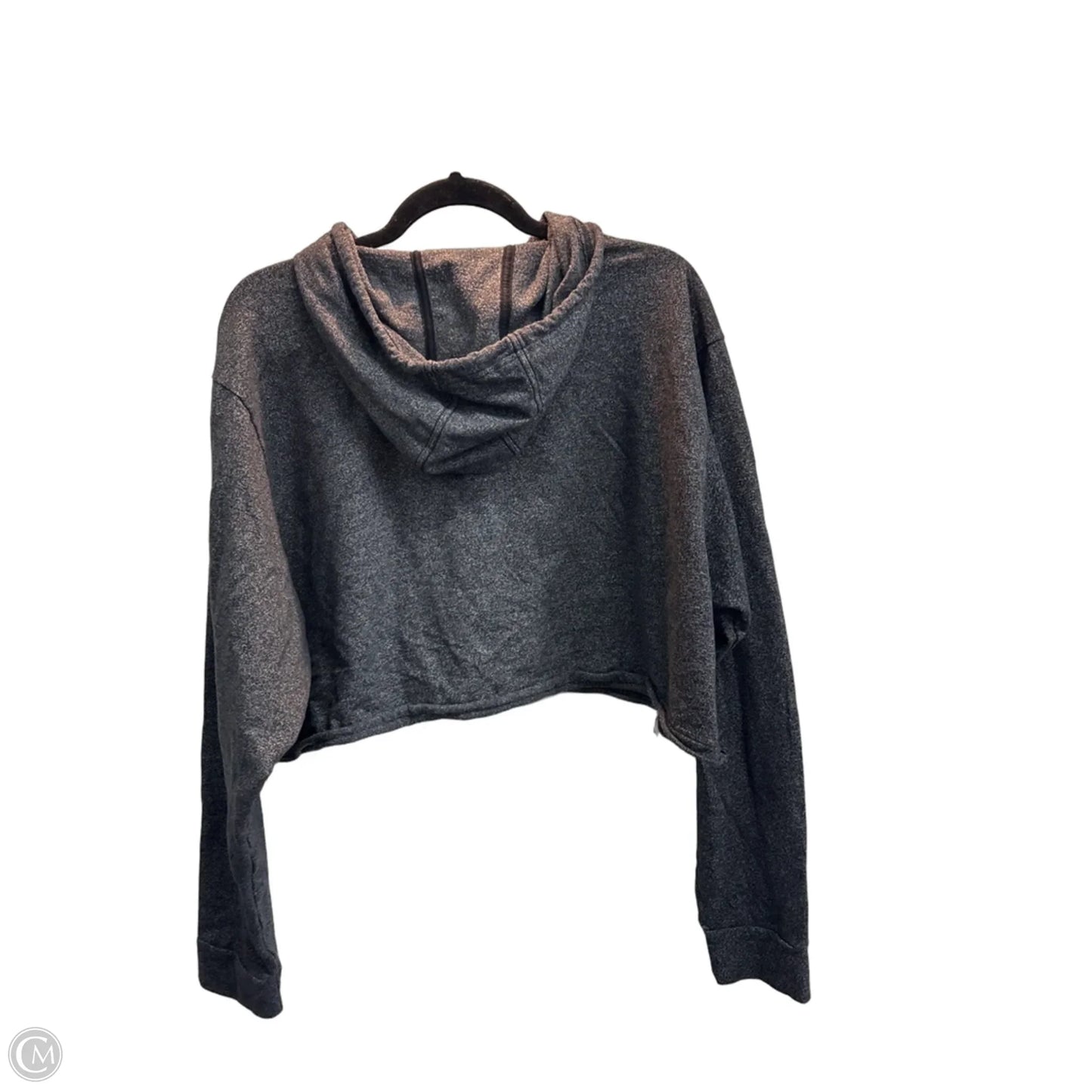 Sweatshirt Hoodie By Adidas In Grey, Size: Xl