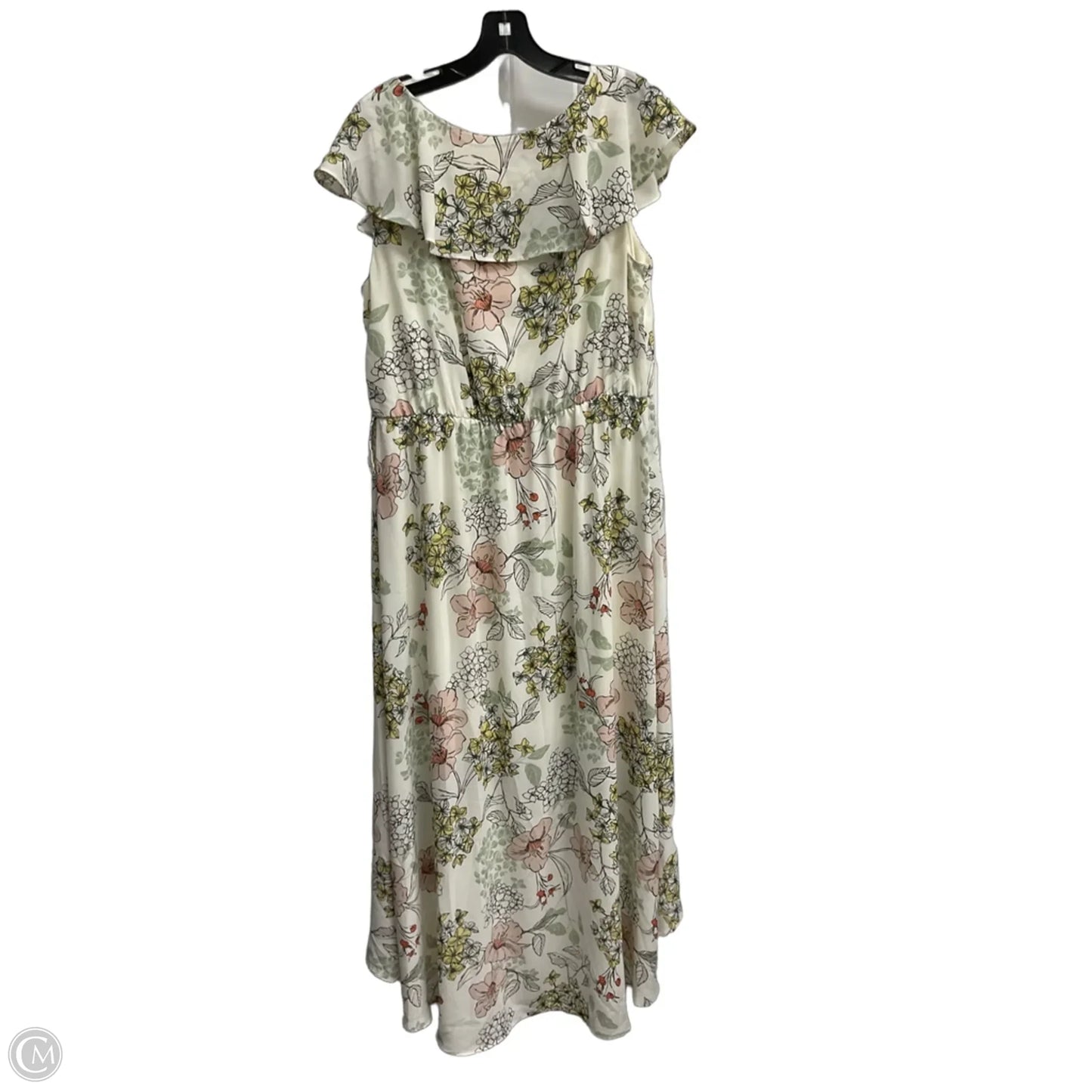 Dress Casual Maxi By Cato In Floral Print, Size: L