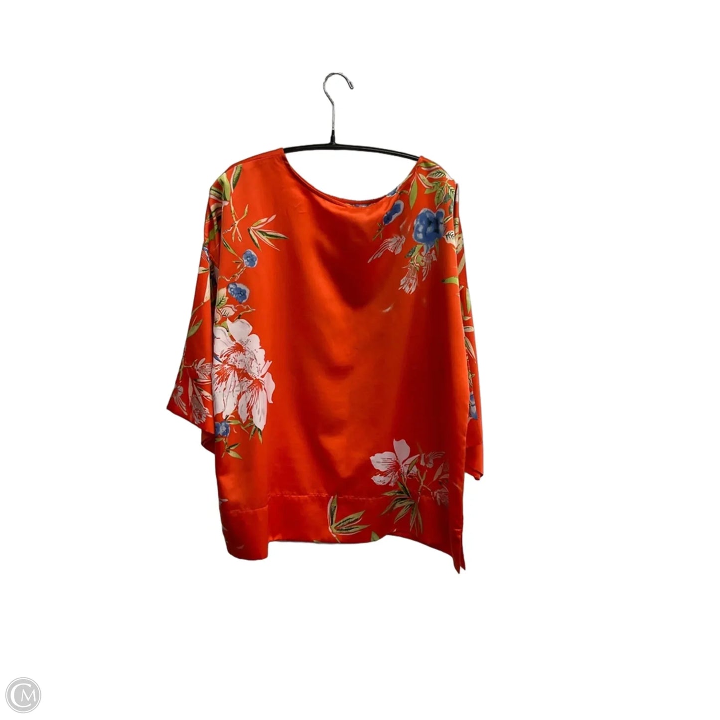 Blouse Long Sleeve By Soft Surroundings In Floral Print, Size: M